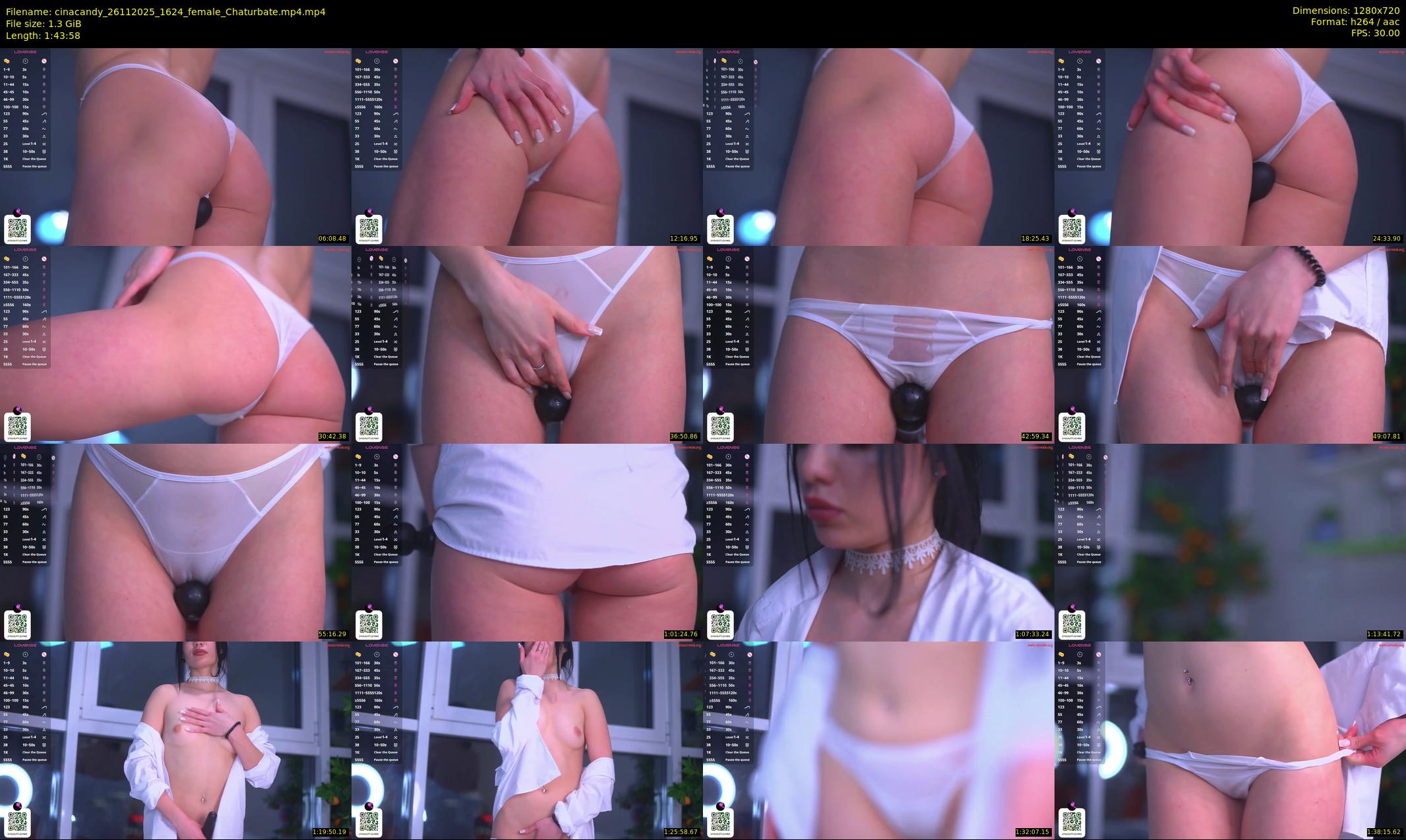 cinacandy — 104 minute Chaturbate female cam show recording, 720p, Nov 26, 2025