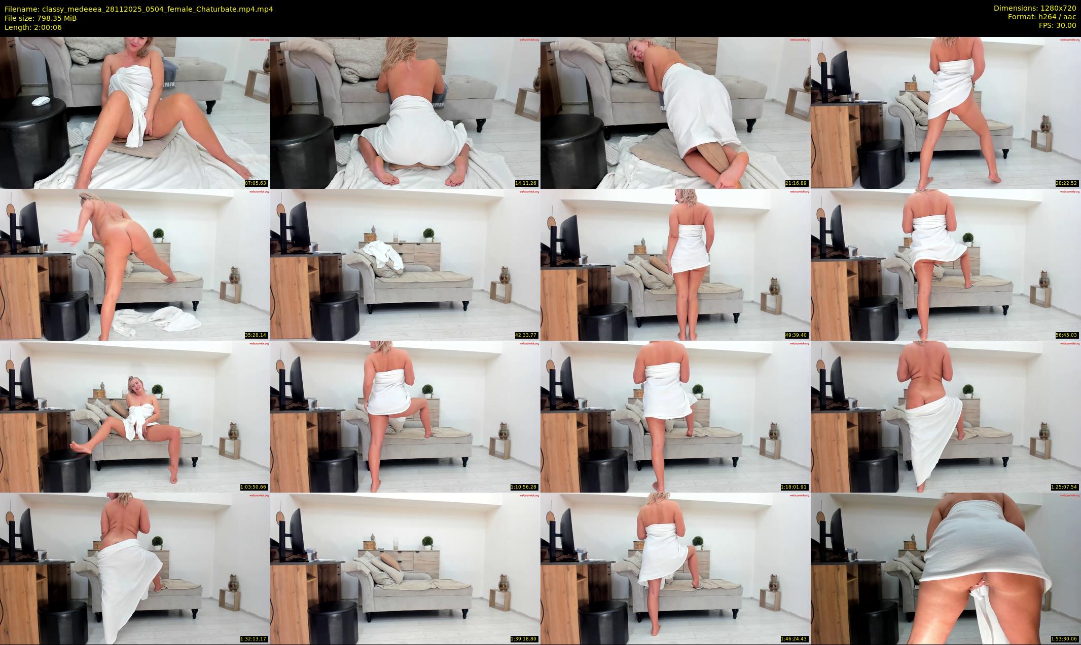classy_medeeea — 121 minute Chaturbate female cam show recording, 720p, Nov 28, 2025