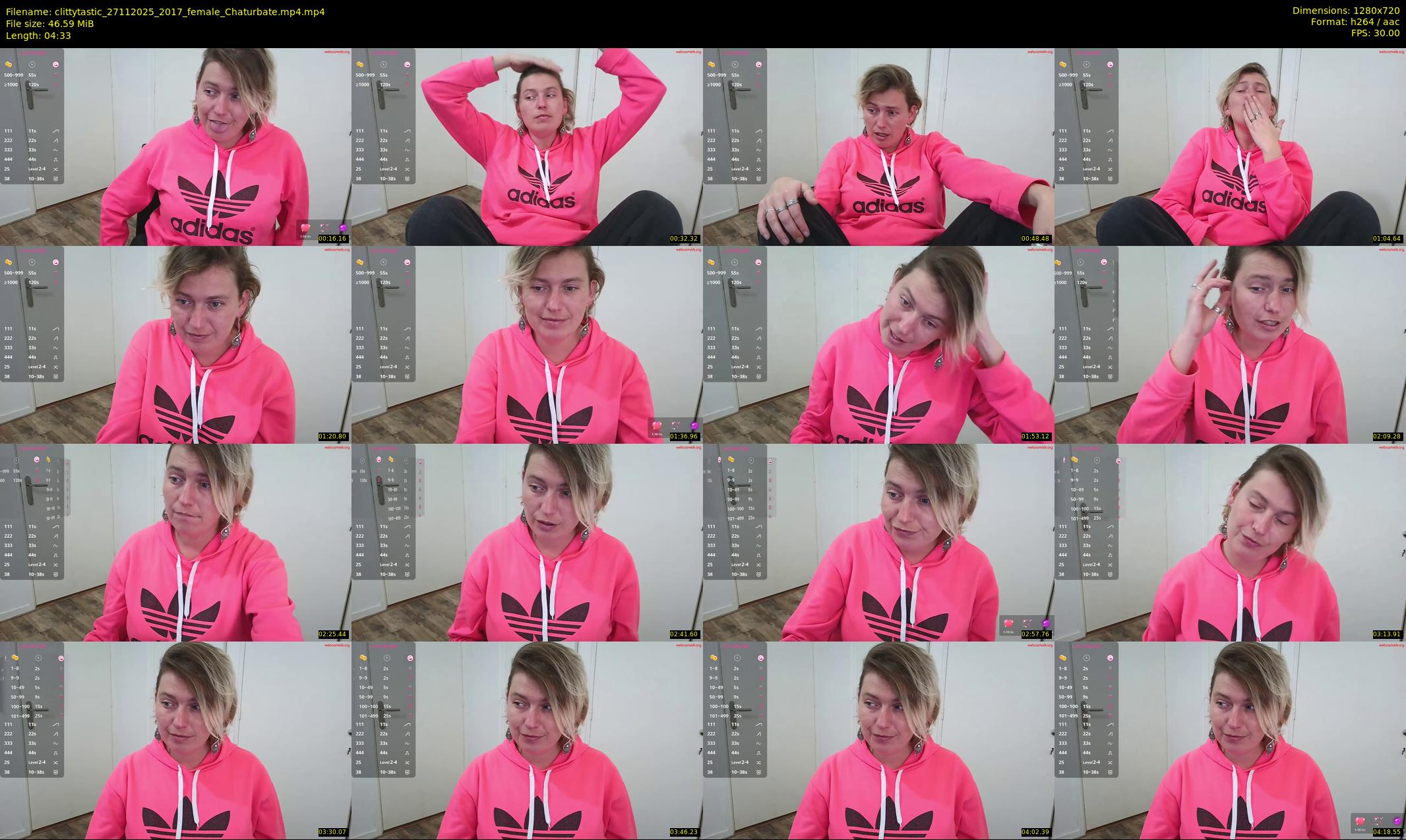 clittytastic — 5 minute Chaturbate female cam show recording, 720p, Nov 27, 2025