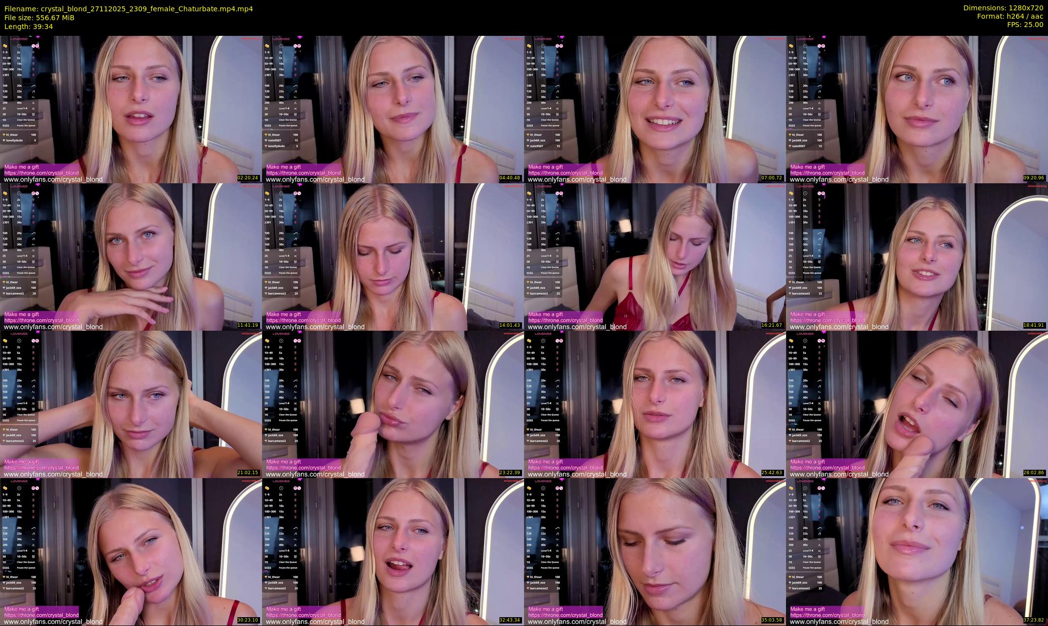 crystal_blond — 40 minute Chaturbate female cam show recording, 720p, Nov 27, 2025