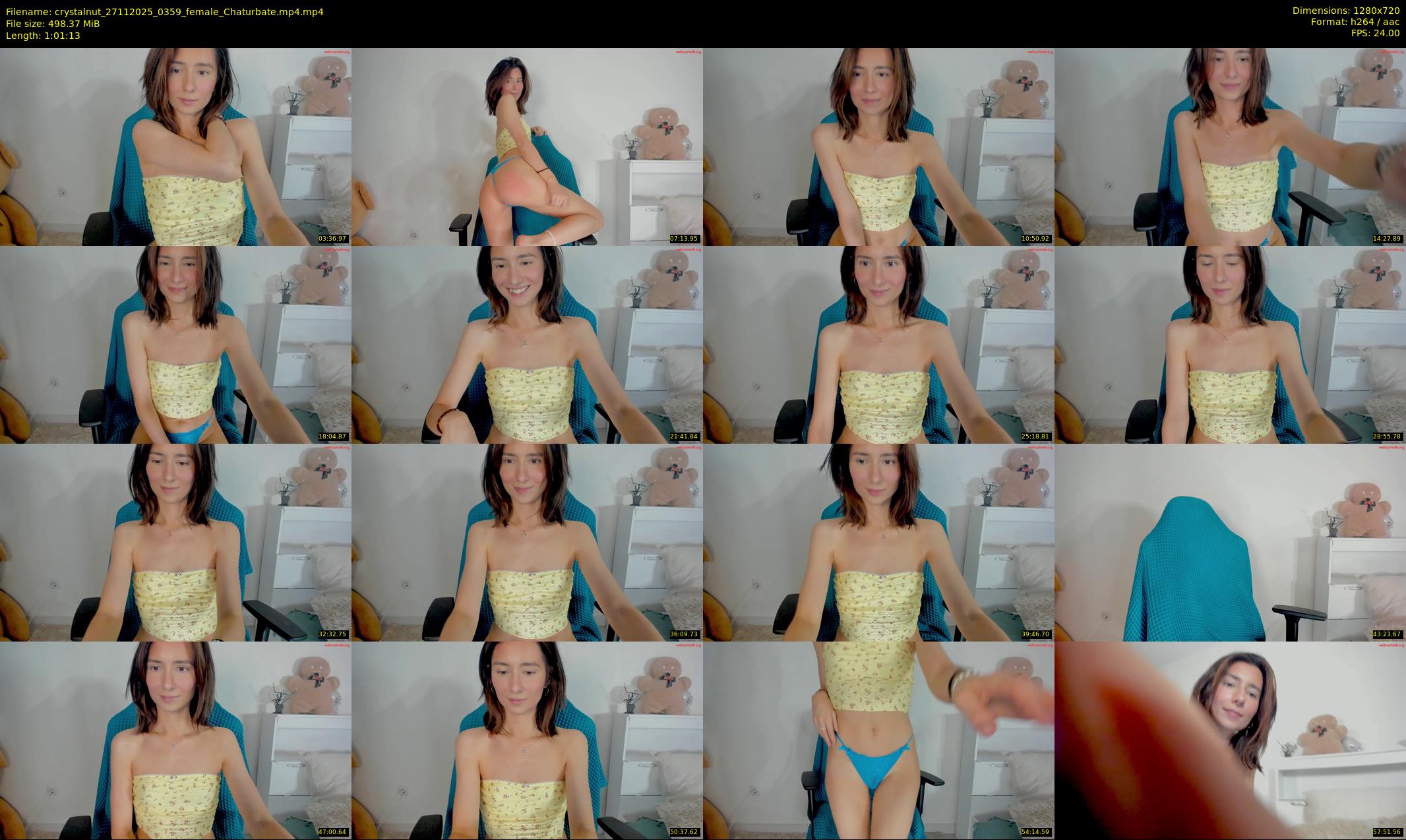 crystalnut — 62 minute Chaturbate female cam show recording, 720p, Nov 27, 2025
