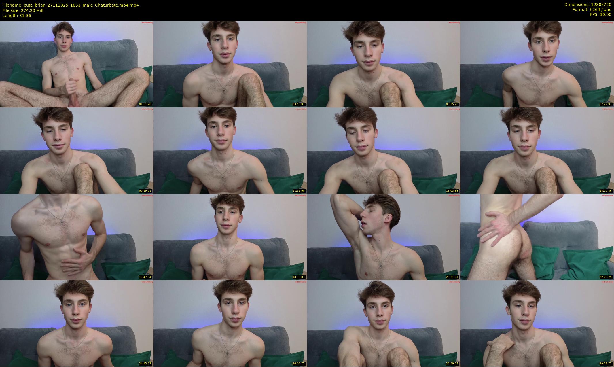 cute_brian — 32 minute Chaturbate male cam show recording, 720p, Nov 27, 2025