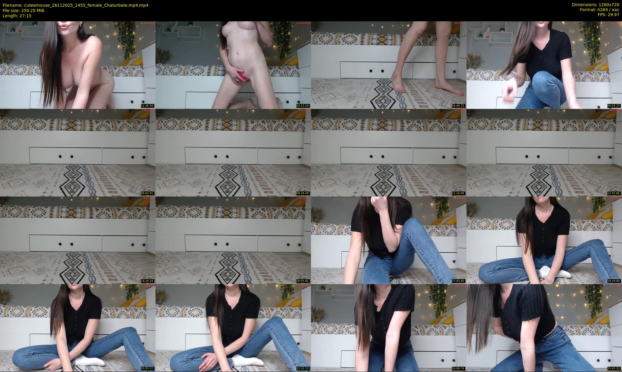 cuteemouse — 28 minute Chaturbate female cam show recording, 720p, Nov 26, 2025