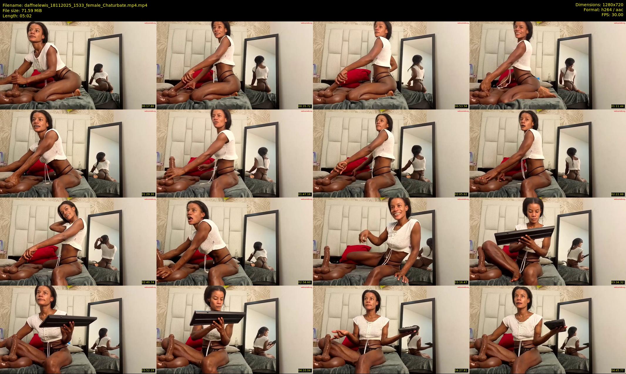 daffnelewis — 6 minute Chaturbate female cam show recording, 720p, Nov 18, 2025