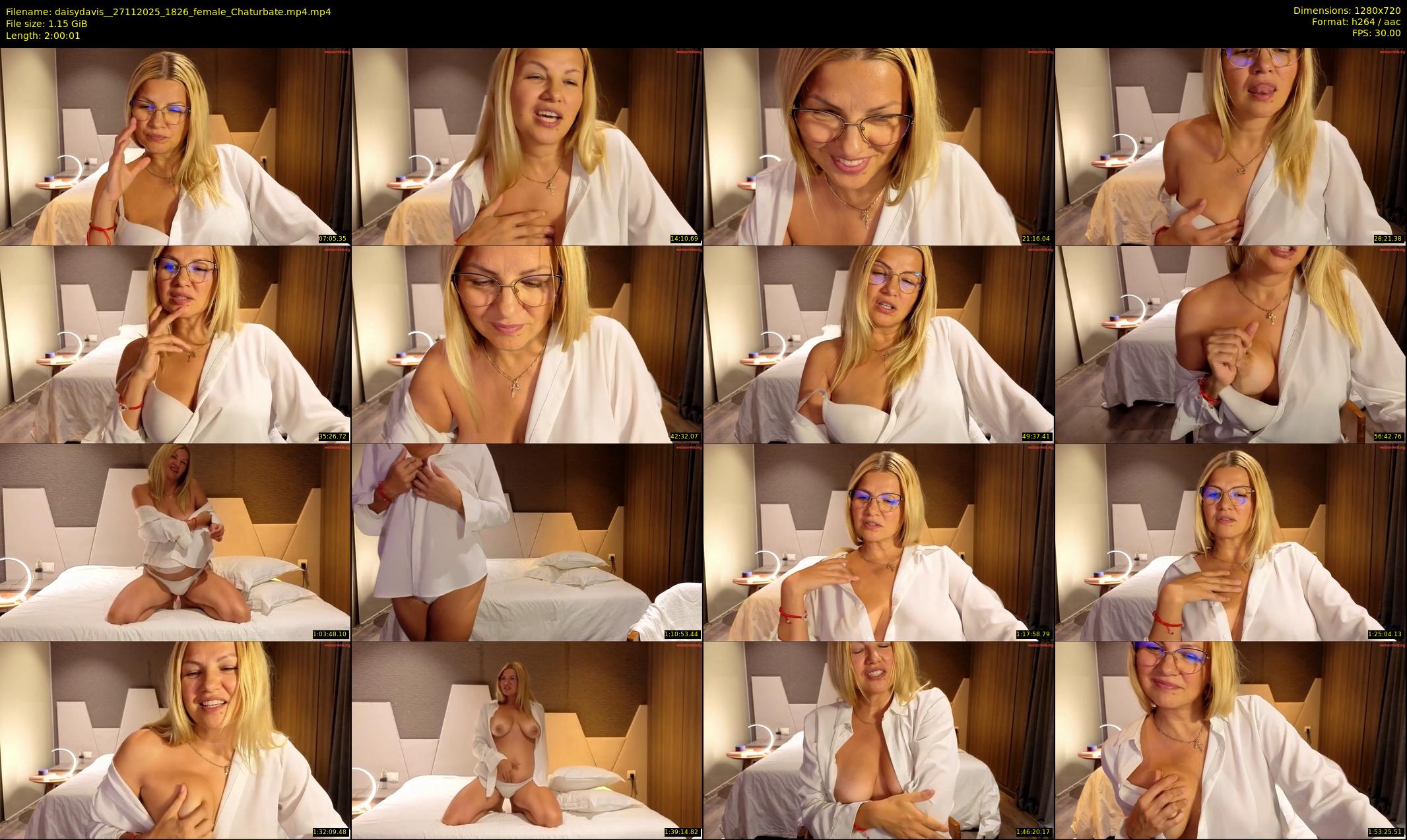 daisydavis_ — 121 minute Chaturbate female cam show recording, 720p, Nov 27, 2025