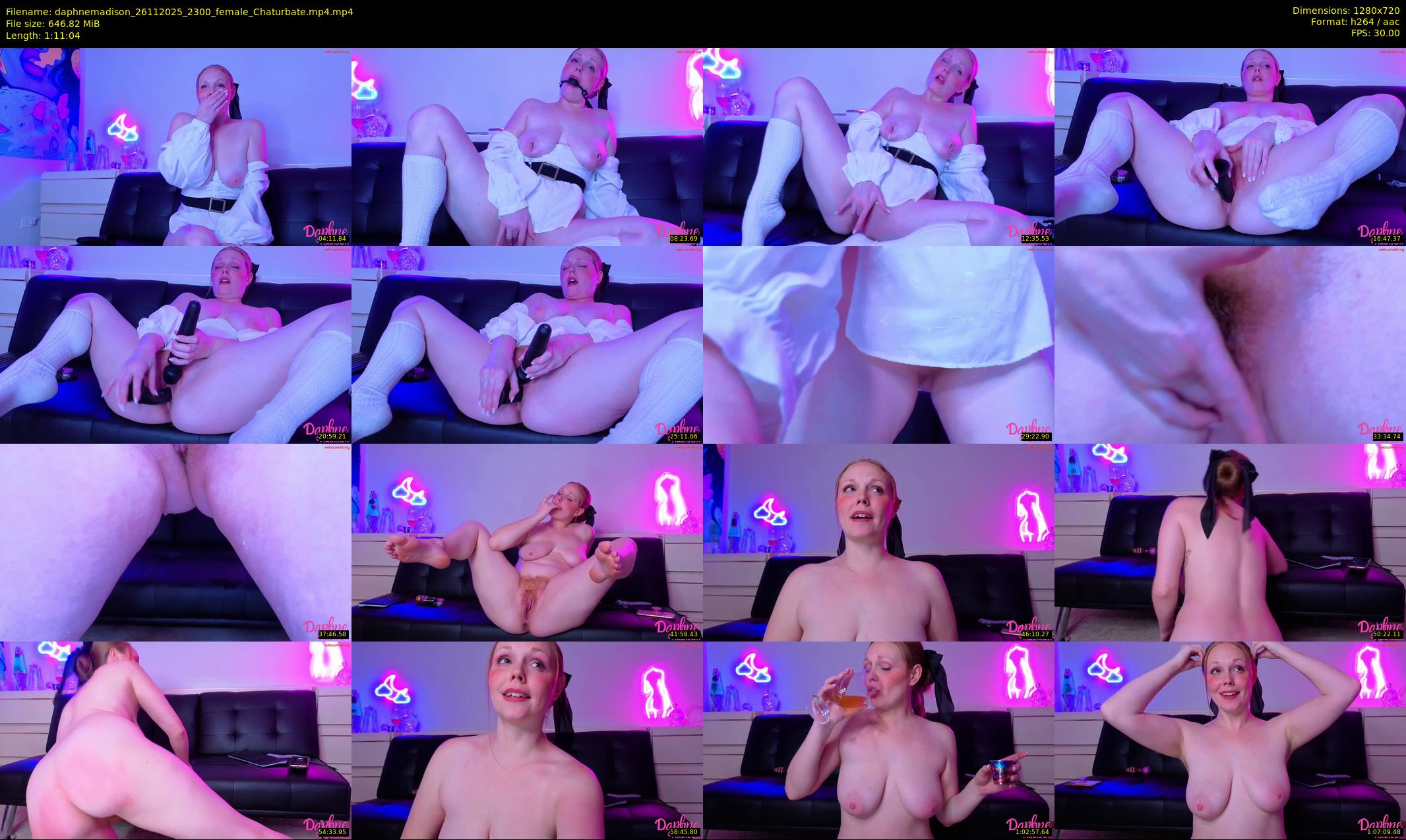 daphnemadison — 72 minute Chaturbate couple cam show recording, 720p, Nov 26, 2025