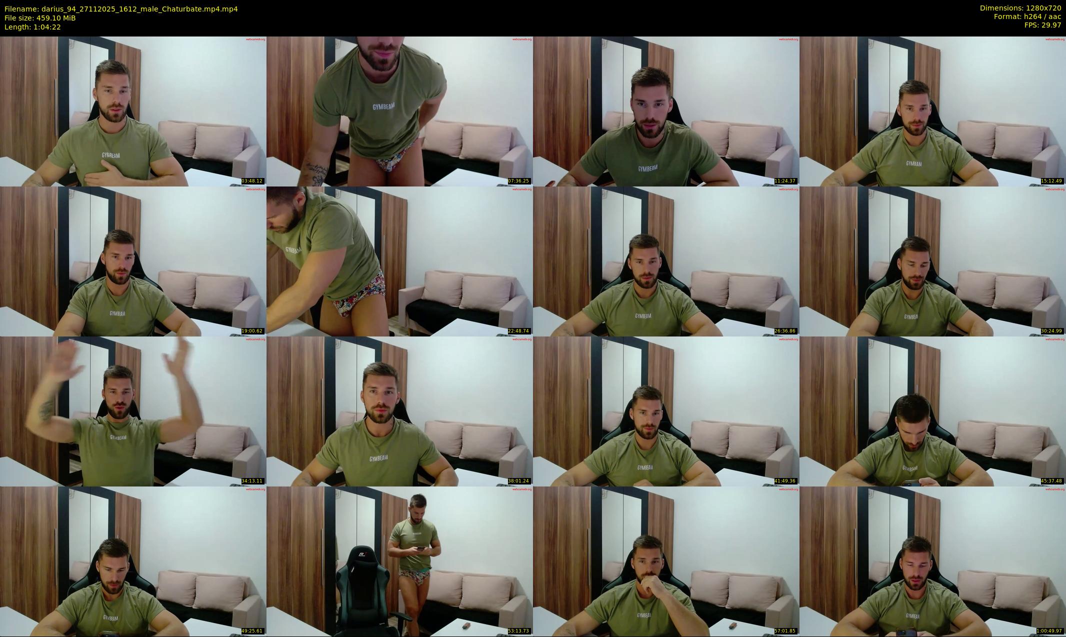 darius_94 — 65 minute Chaturbate male cam show recording, 720p, Nov 27, 2025
