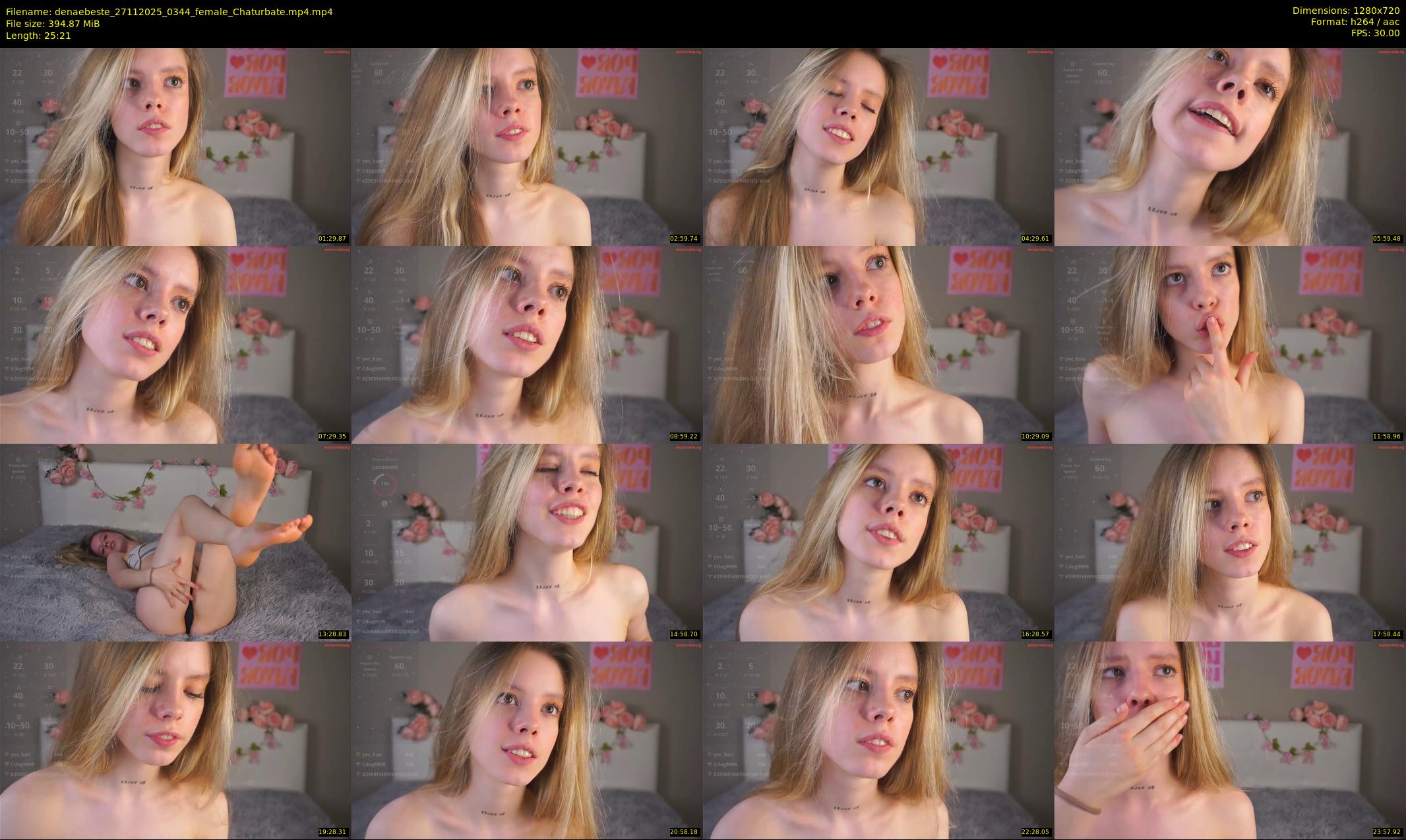 denaebeste — 26 minute Chaturbate female cam show recording, 720p, Nov 27, 2025