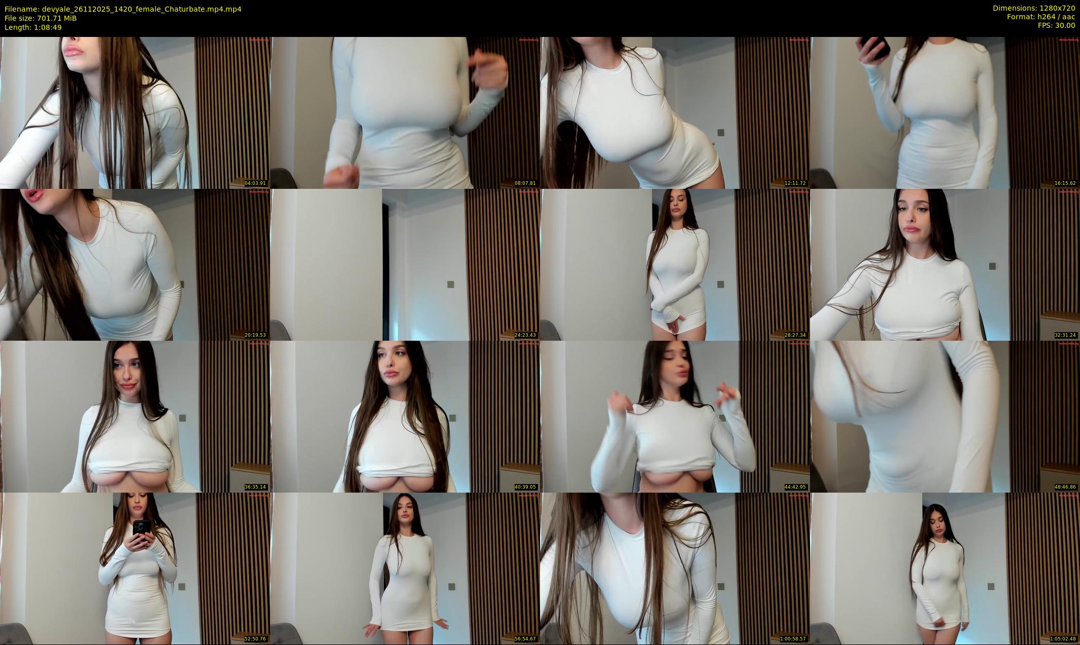 devyale — 69 minute Chaturbate female cam show recording, 720p, Nov 26, 2025