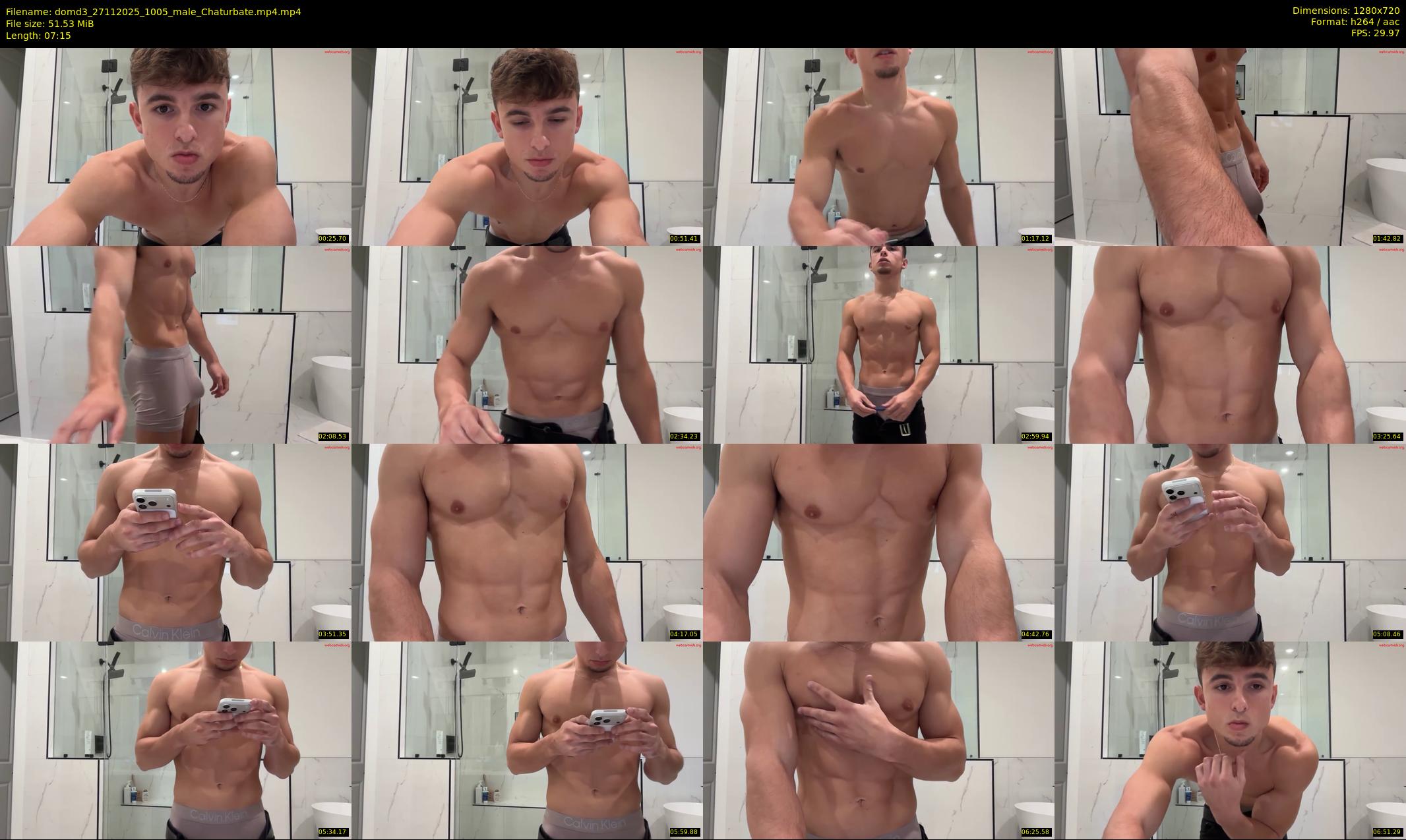 domd3 — 8 minute Chaturbate male cam show recording, 720p, Nov 27, 2025