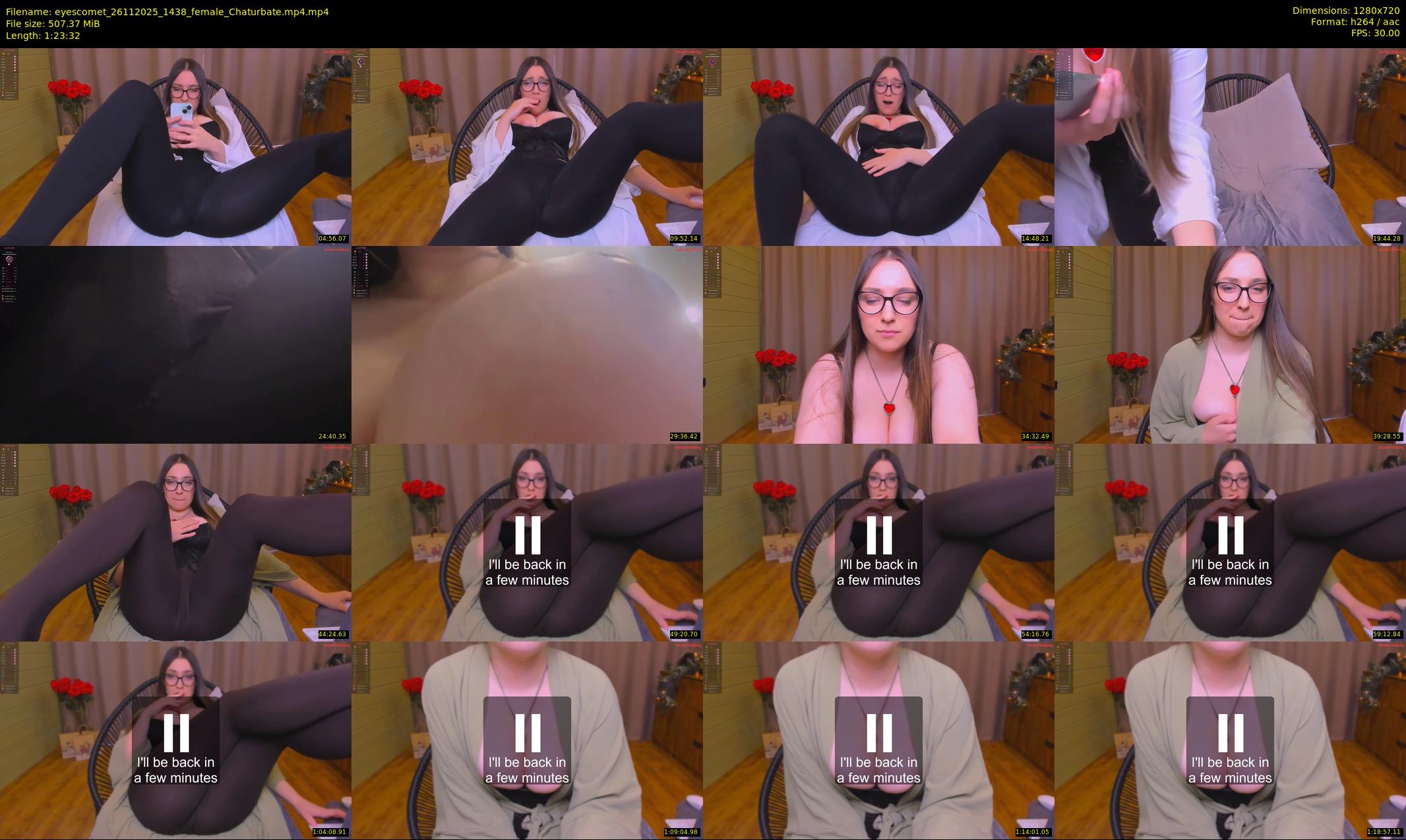 eyescomet — 84 minute Chaturbate female cam show recording, 720p, Nov 26, 2025