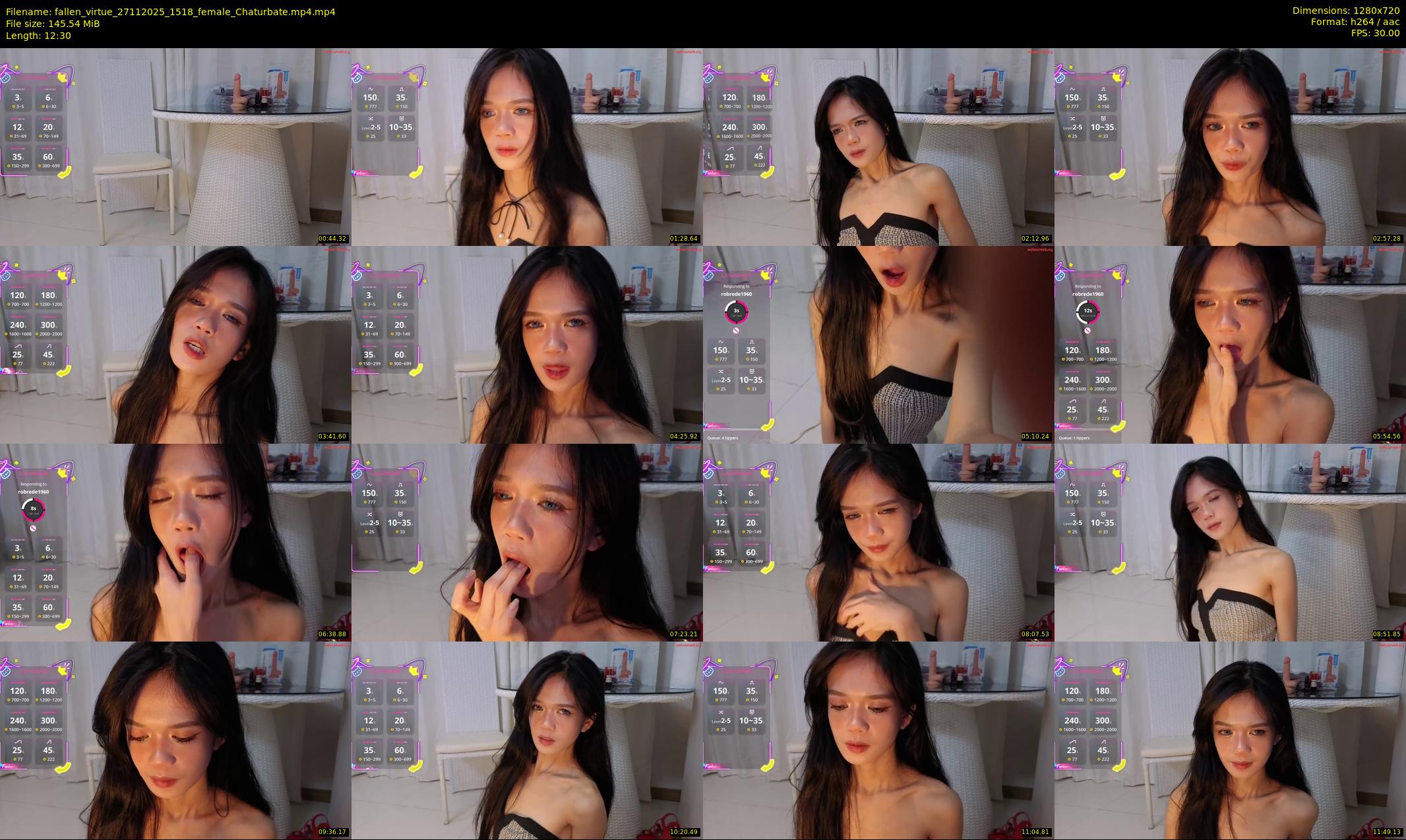fallen_virtue — 13 minute Chaturbate female cam show recording, 720p, Nov 27, 2025