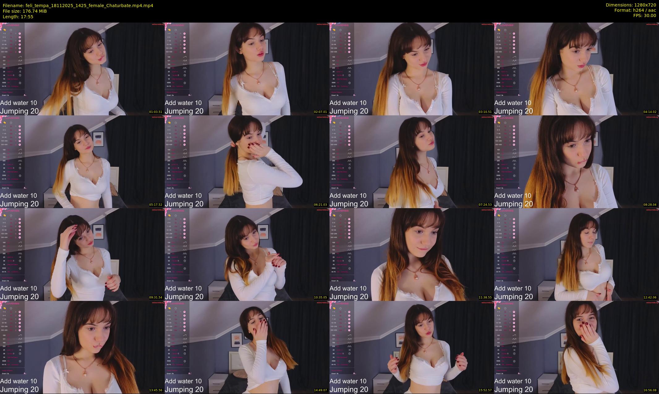 feli_tempa — 18 minute Chaturbate female cam show recording, 720p, Nov 18, 2025