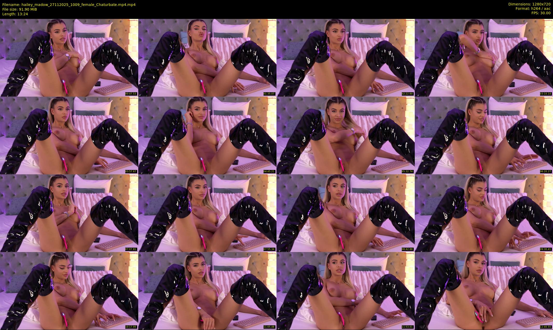 hailey_madow — 14 minute Chaturbate female cam show recording, 720p, Nov 27, 2025