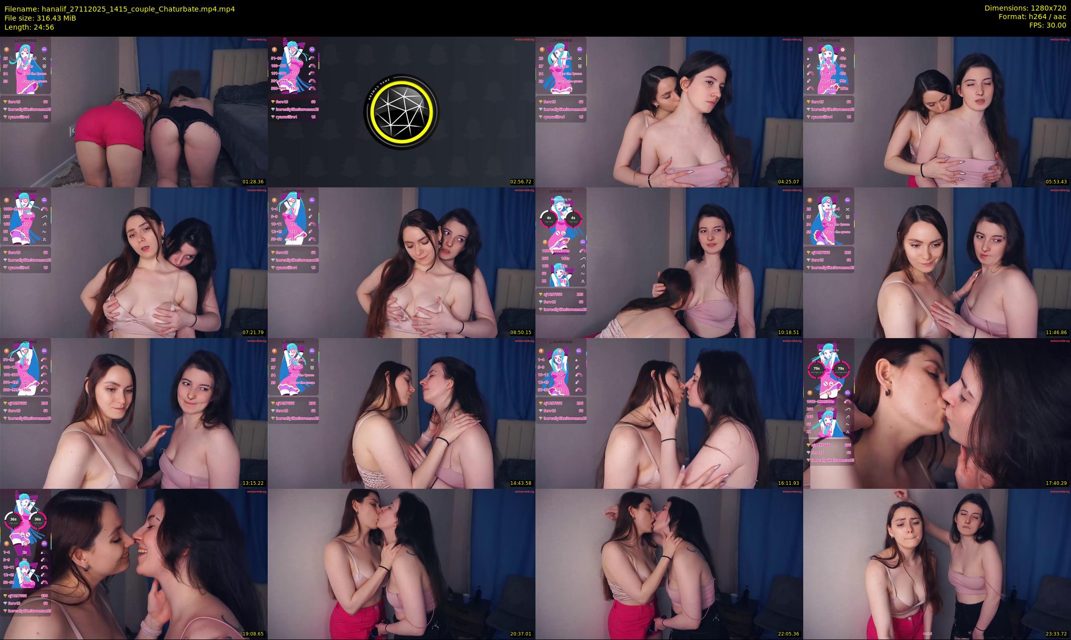 hanalif — 25 minute Chaturbate female cam show recording, 720p, Nov 27, 2025