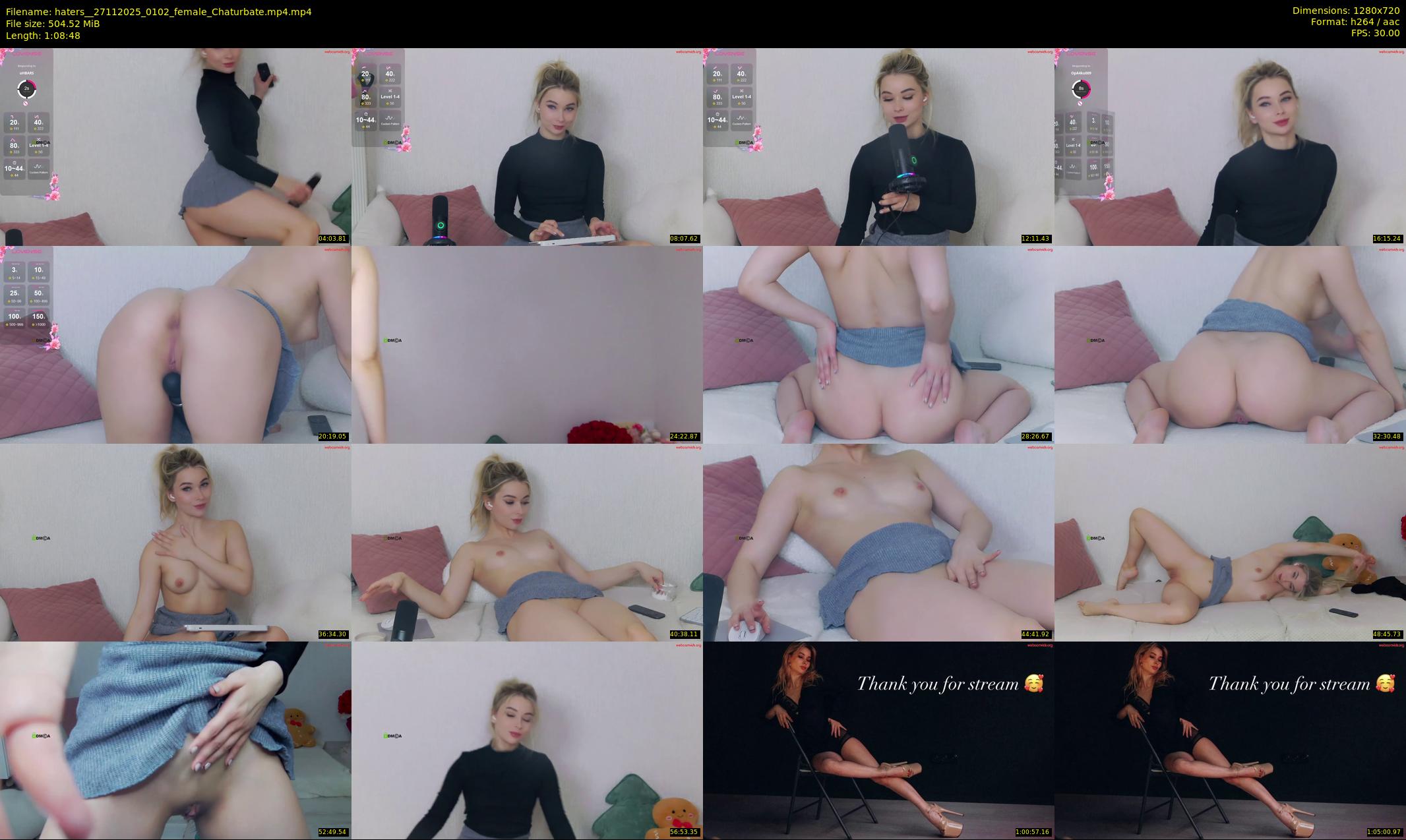 haters_ — 69 minute Chaturbate female cam show recording, 720p, Nov 27, 2025