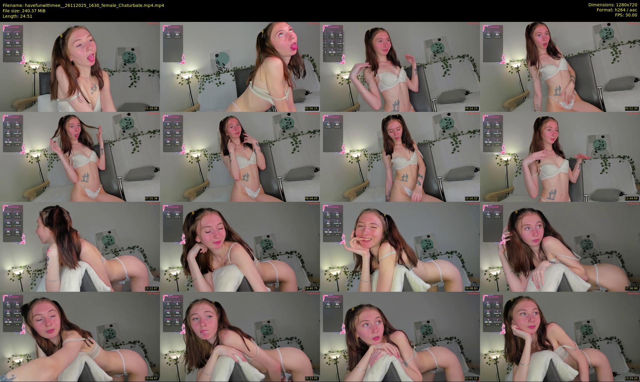 havefunwithmee_ — 25 minute Chaturbate female cam show recording, 720p, Nov 26, 2025