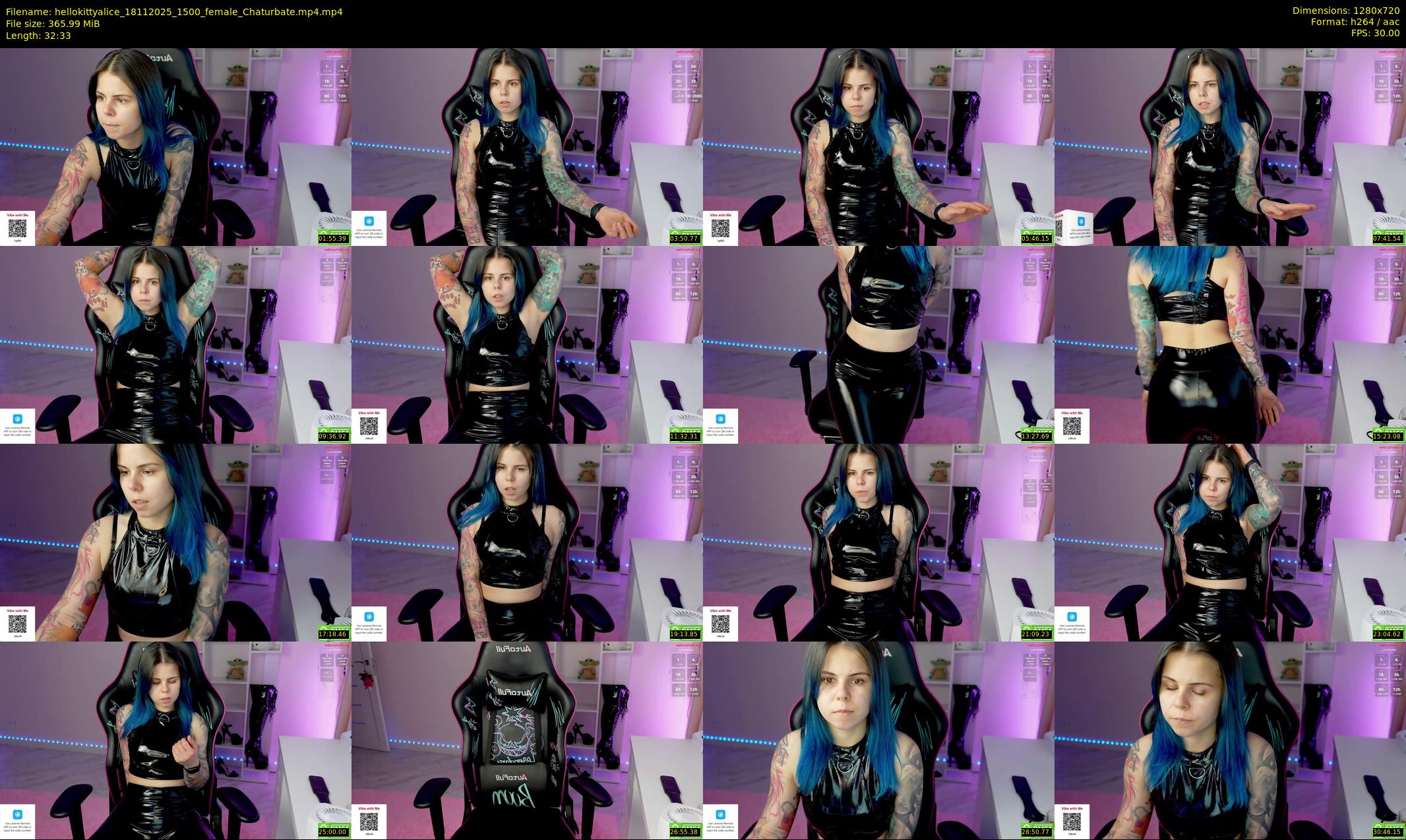 hellokittyalice — 33 minute Chaturbate female cam show recording, 720p, Nov 18, 2025