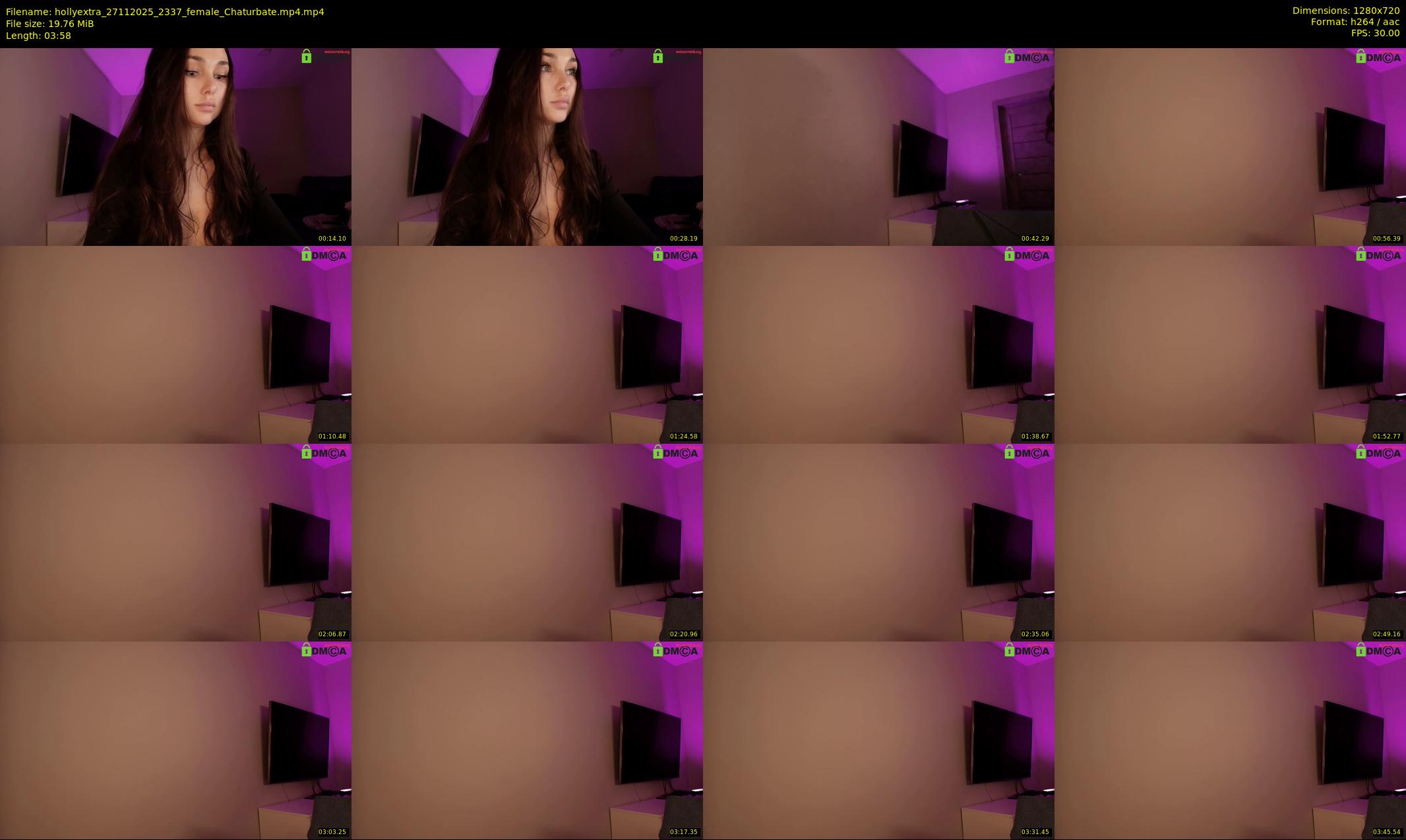 hollyextra — 4 minute Chaturbate female cam show recording, 720p, Nov 27, 2025