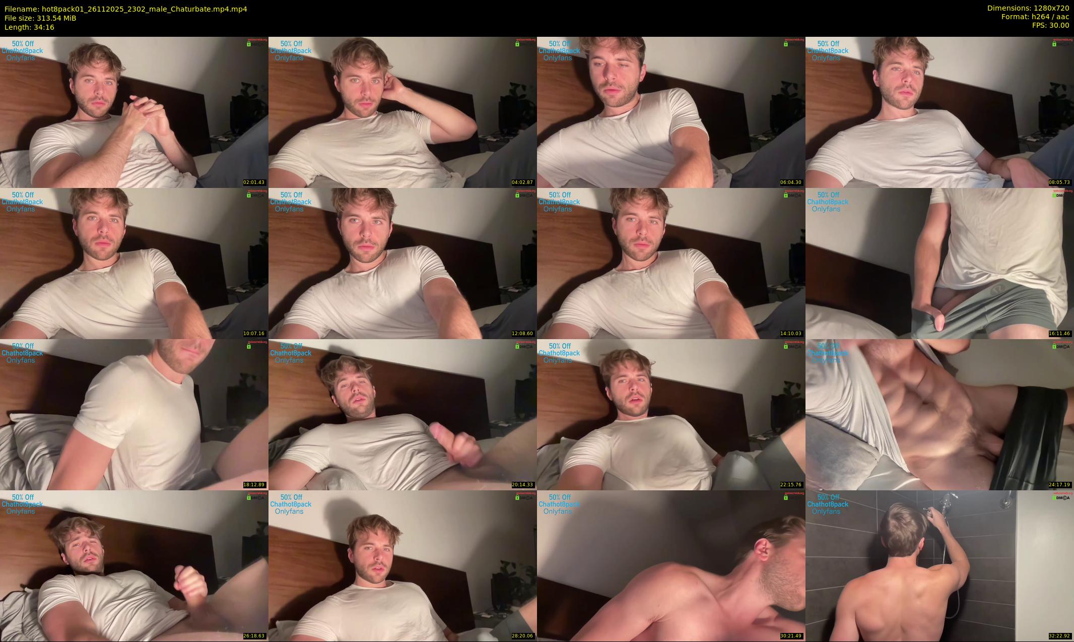 hot8pack01 — 35 minute Chaturbate male cam show recording, 720p, Nov 26, 2025