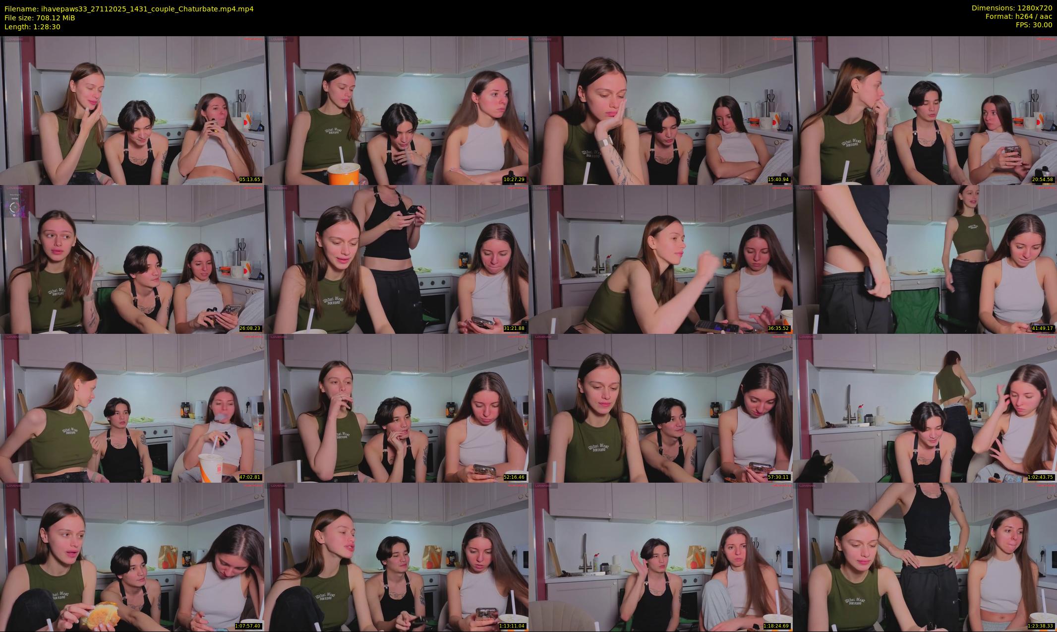 ihavepaws33 — 89 minute Chaturbate couple cam show recording, 720p, Nov 27, 2025