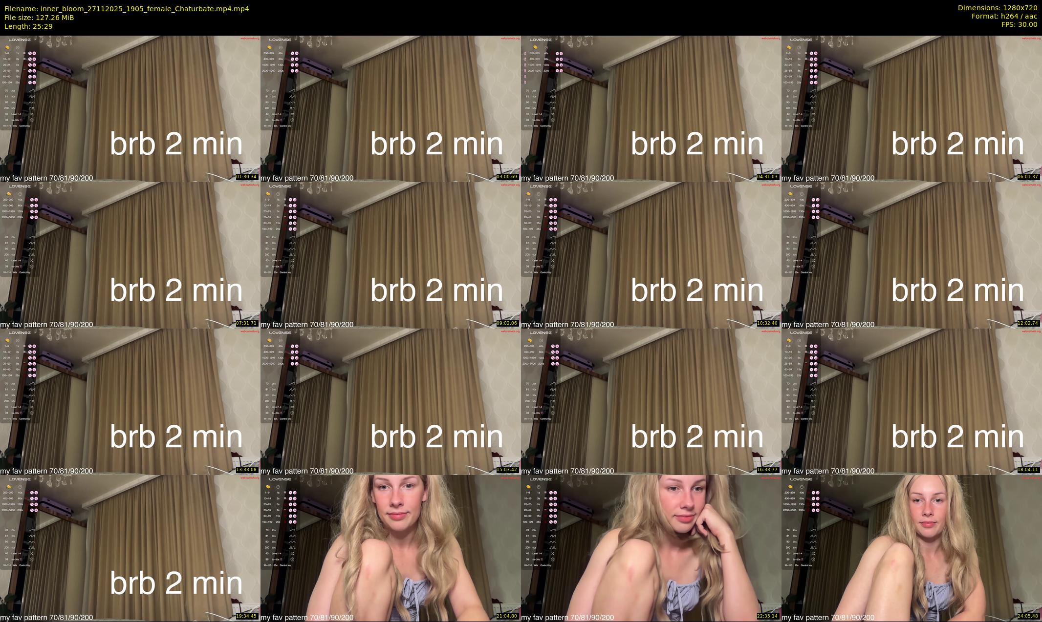 inner_bloom — 26 minute Chaturbate female cam show recording, 720p, Nov 27, 2025