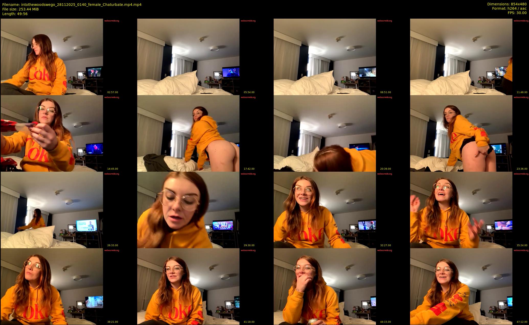 intothewoodswego — 50 minute Chaturbate female cam show recording, 480p, Nov 28, 2025