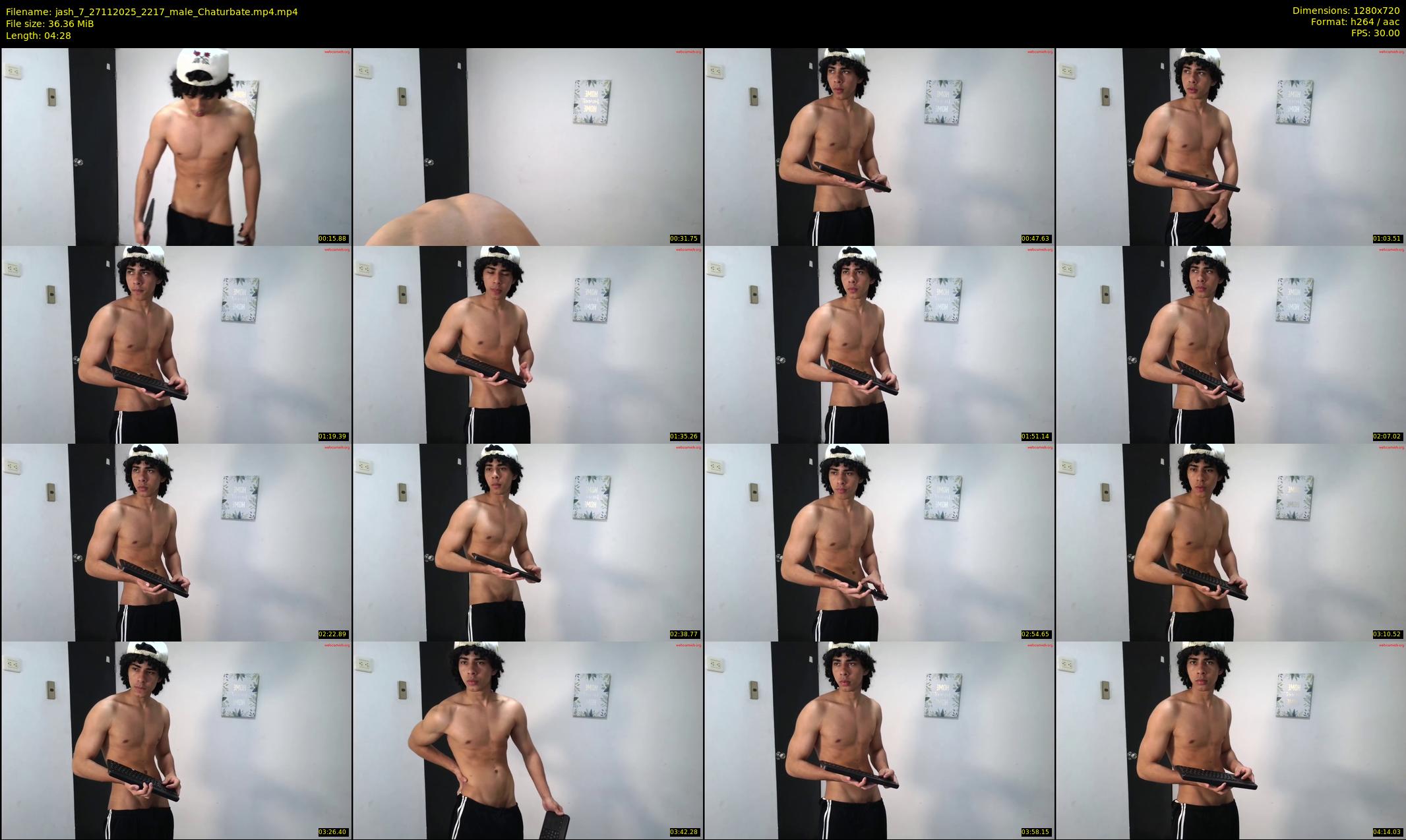 jash_7 — 5 minute Chaturbate male cam show recording, 720p, Nov 27, 2025