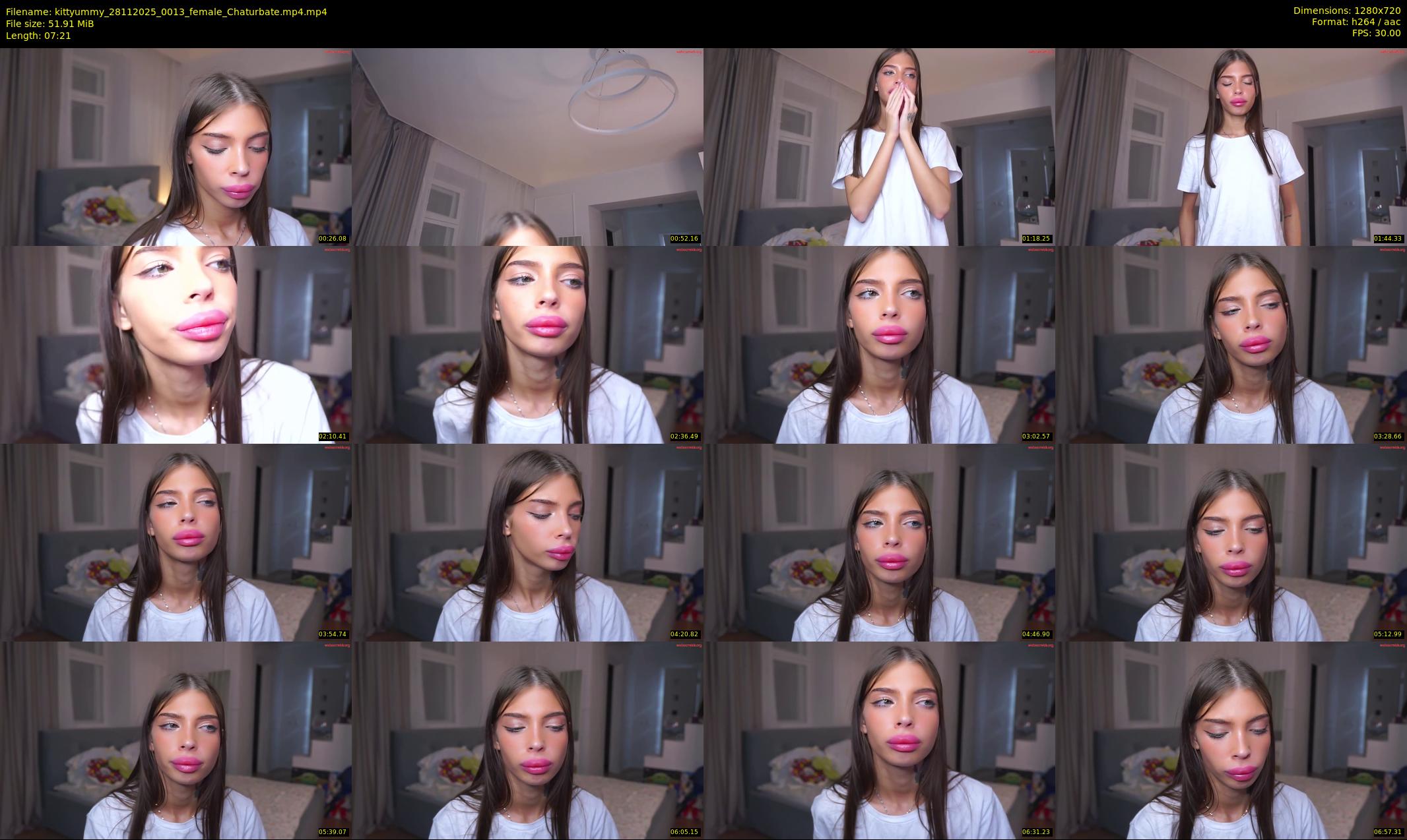 kittyummy — 8 minute Chaturbate female cam show recording, 720p, Nov 28, 2025