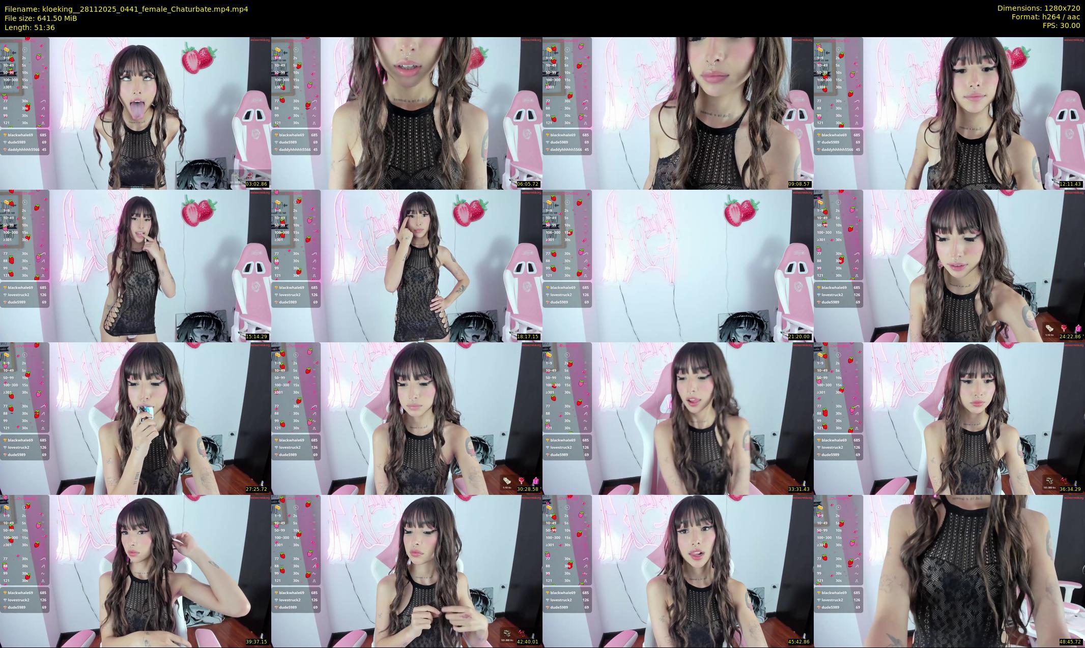kloeking_ — 52 minute Chaturbate female cam show recording, 720p, Nov 28, 2025