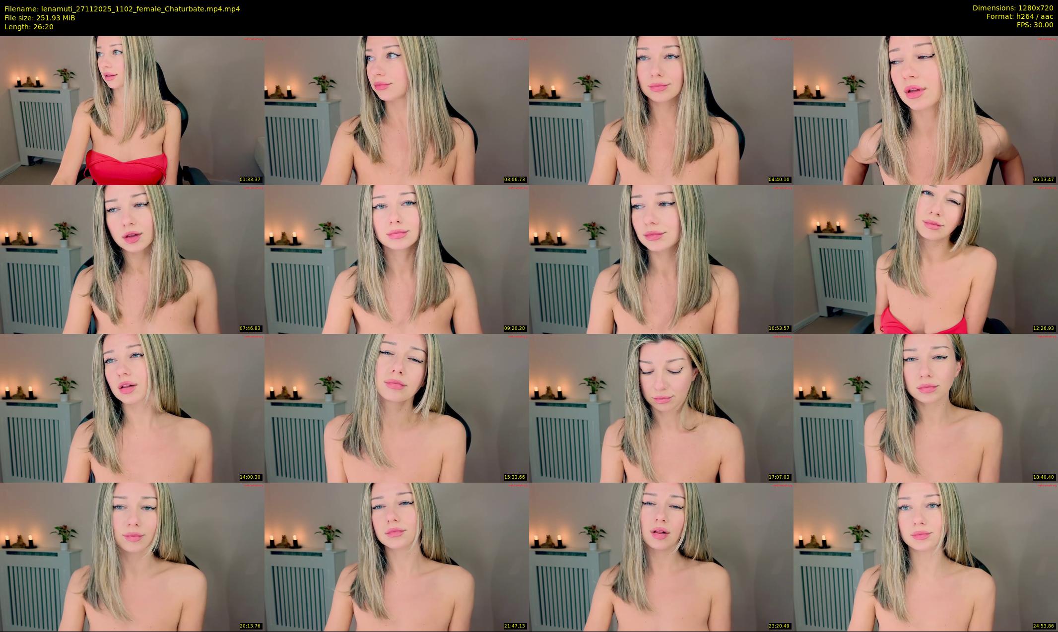 lenamuti — 27 minute Chaturbate female cam show recording, 720p, Nov 27, 2025