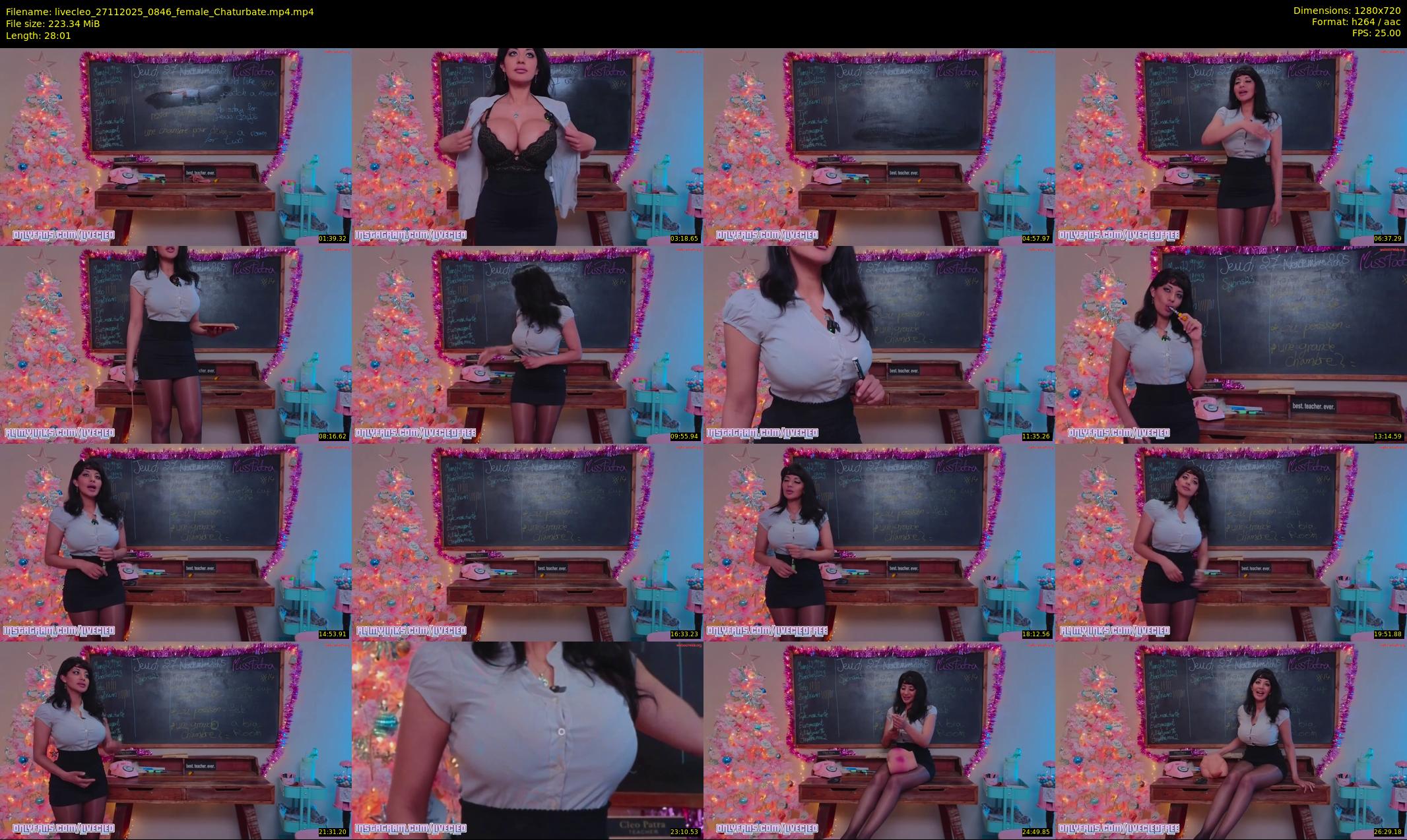 livecleo — 29 minute Chaturbate female cam show recording, 720p, Nov 27, 2025