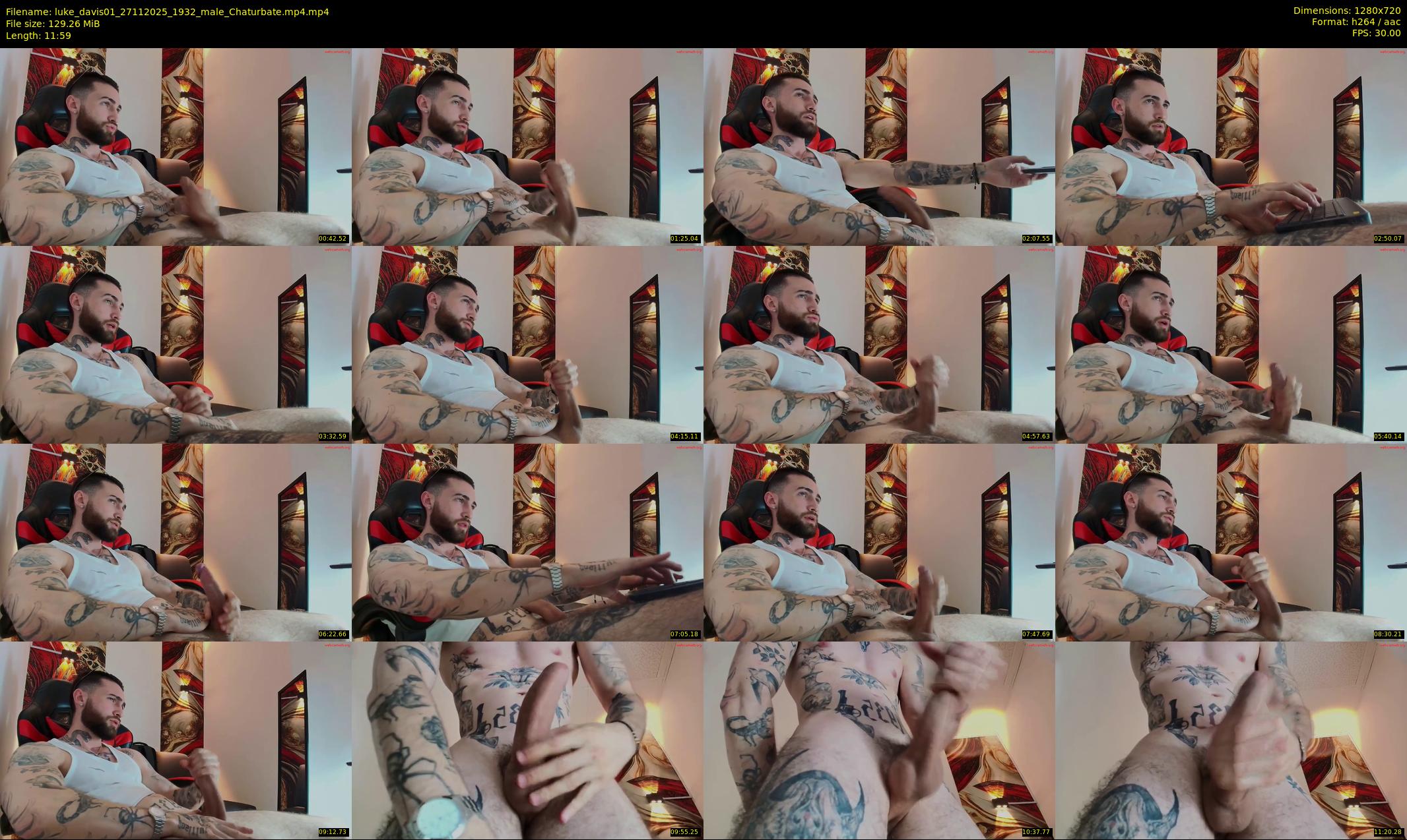 luke_davis01 — 12 minute Chaturbate male cam show recording, 720p, Nov 27, 2025