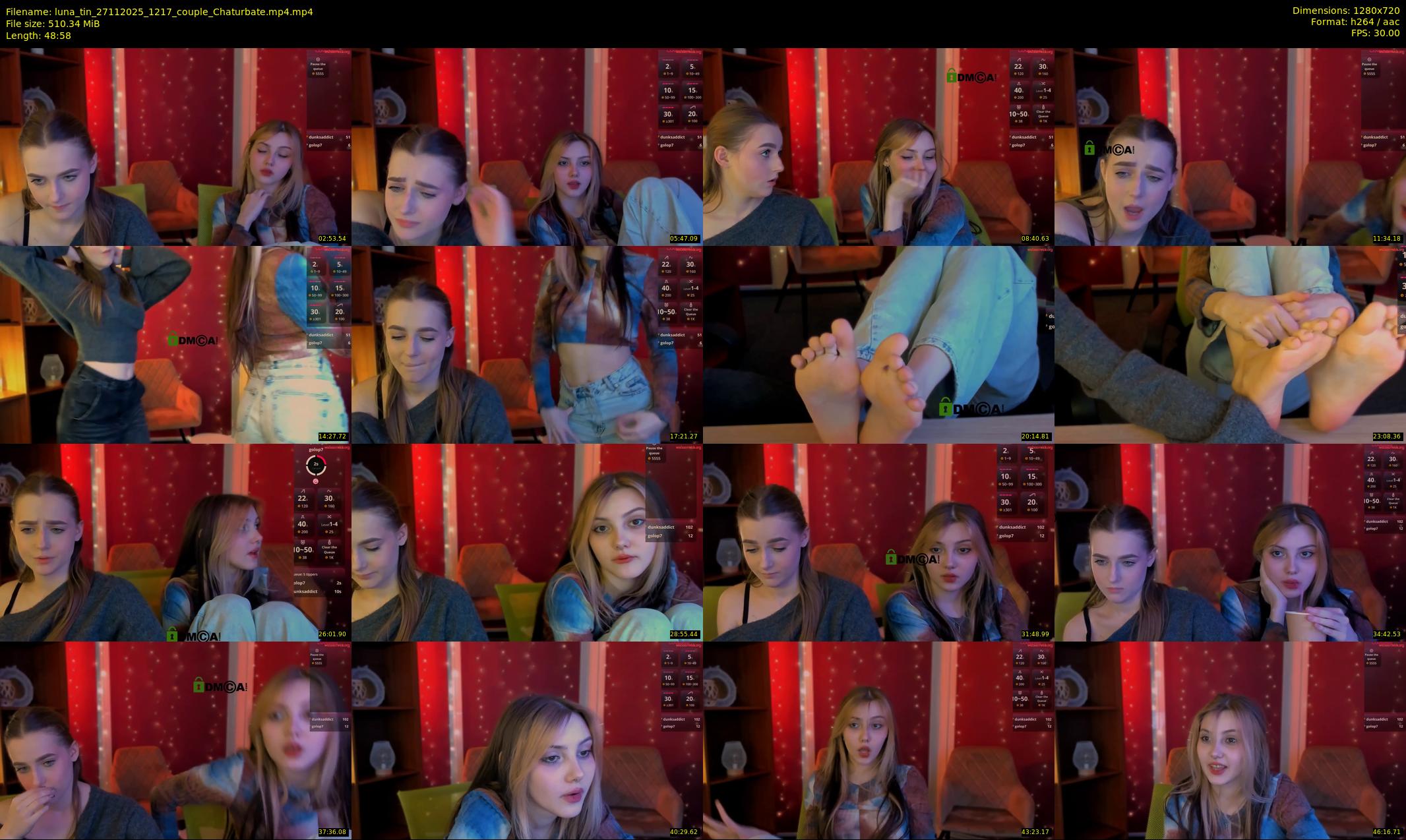 luna_tin — 49 minute Chaturbate couple cam show recording, 720p, Nov 27, 2025