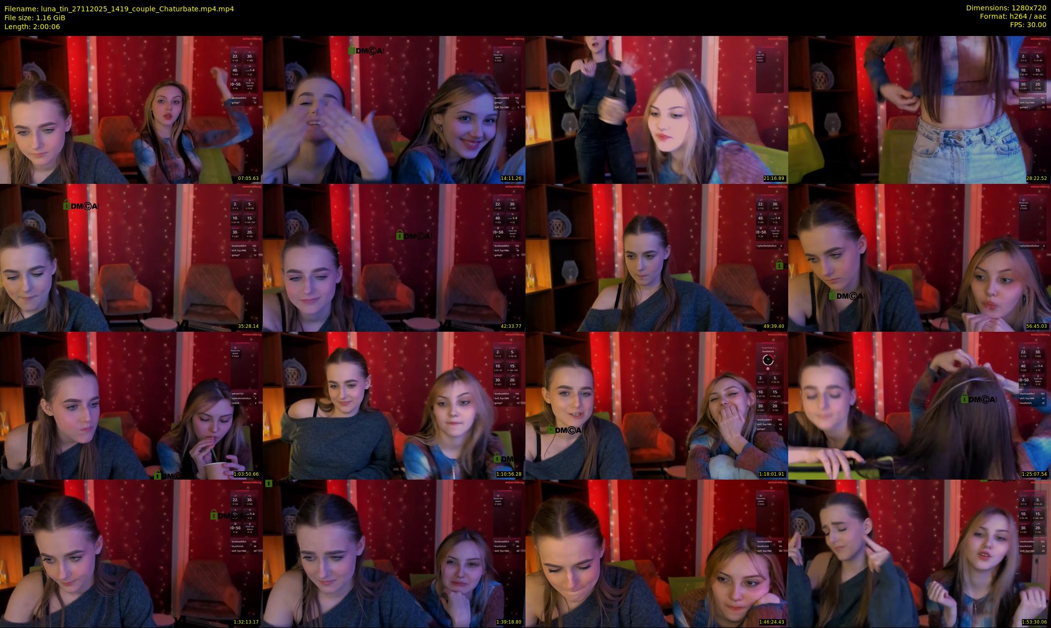 luna_tin — 121 minute Chaturbate couple cam show recording, 720p, Nov 27, 2025