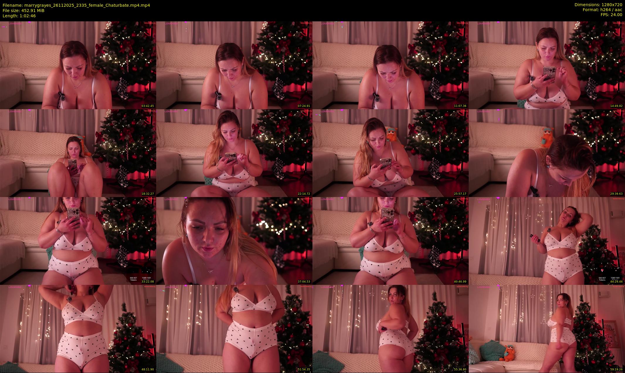 marrygrayes — 63 minute Chaturbate female cam show recording, 720p, Nov 26, 2025