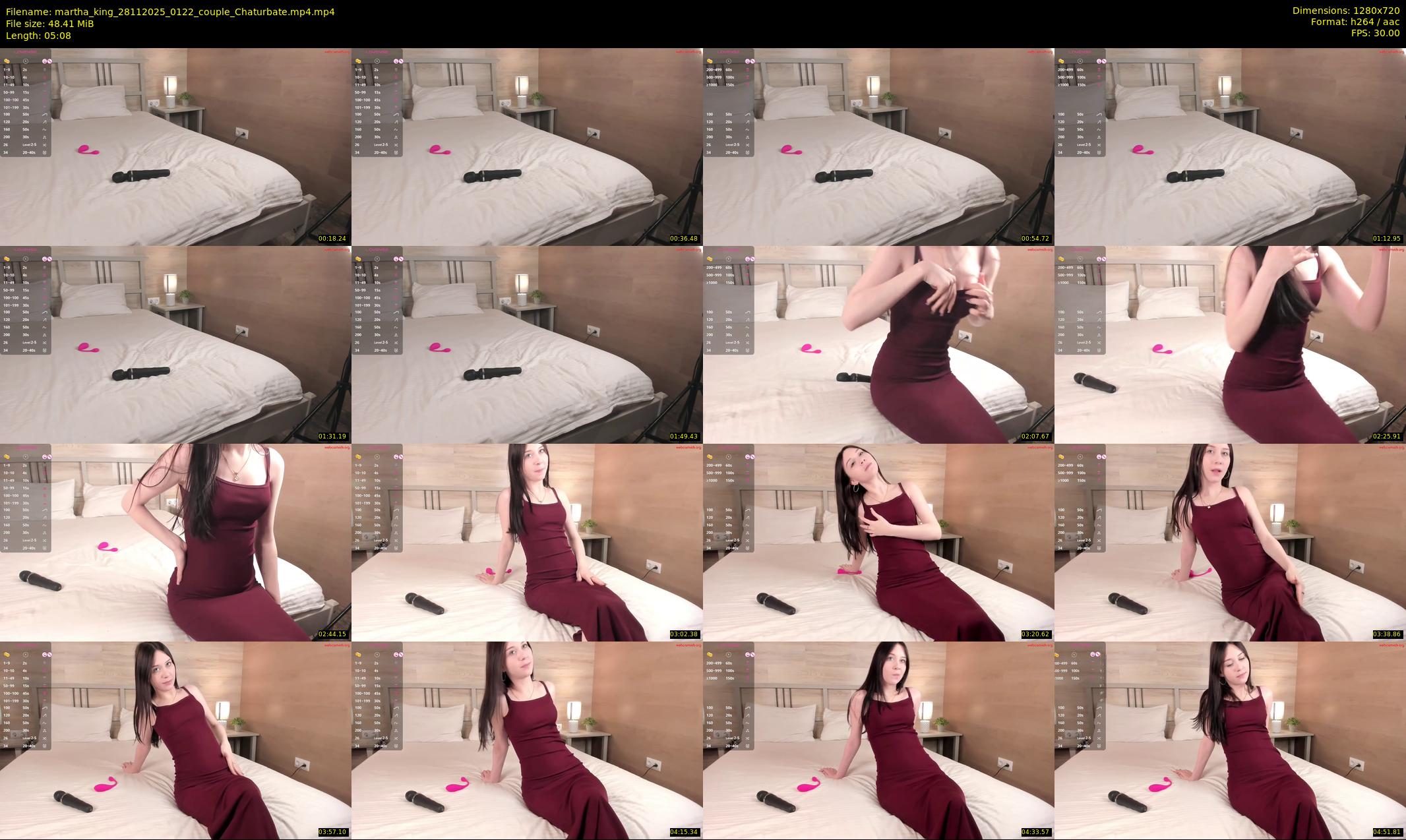 martha_king — 6 minute Chaturbate female cam show recording, 720p, Nov 28, 2025