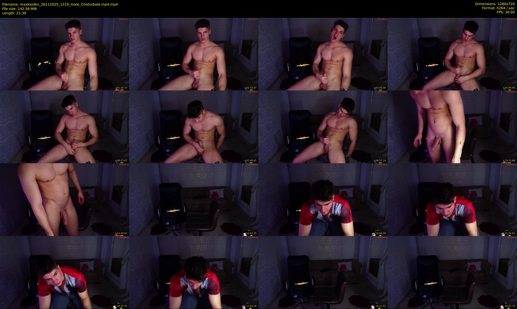 maxkaiden — 22 minute Chaturbate male cam show recording, 720p, Nov 26, 2025