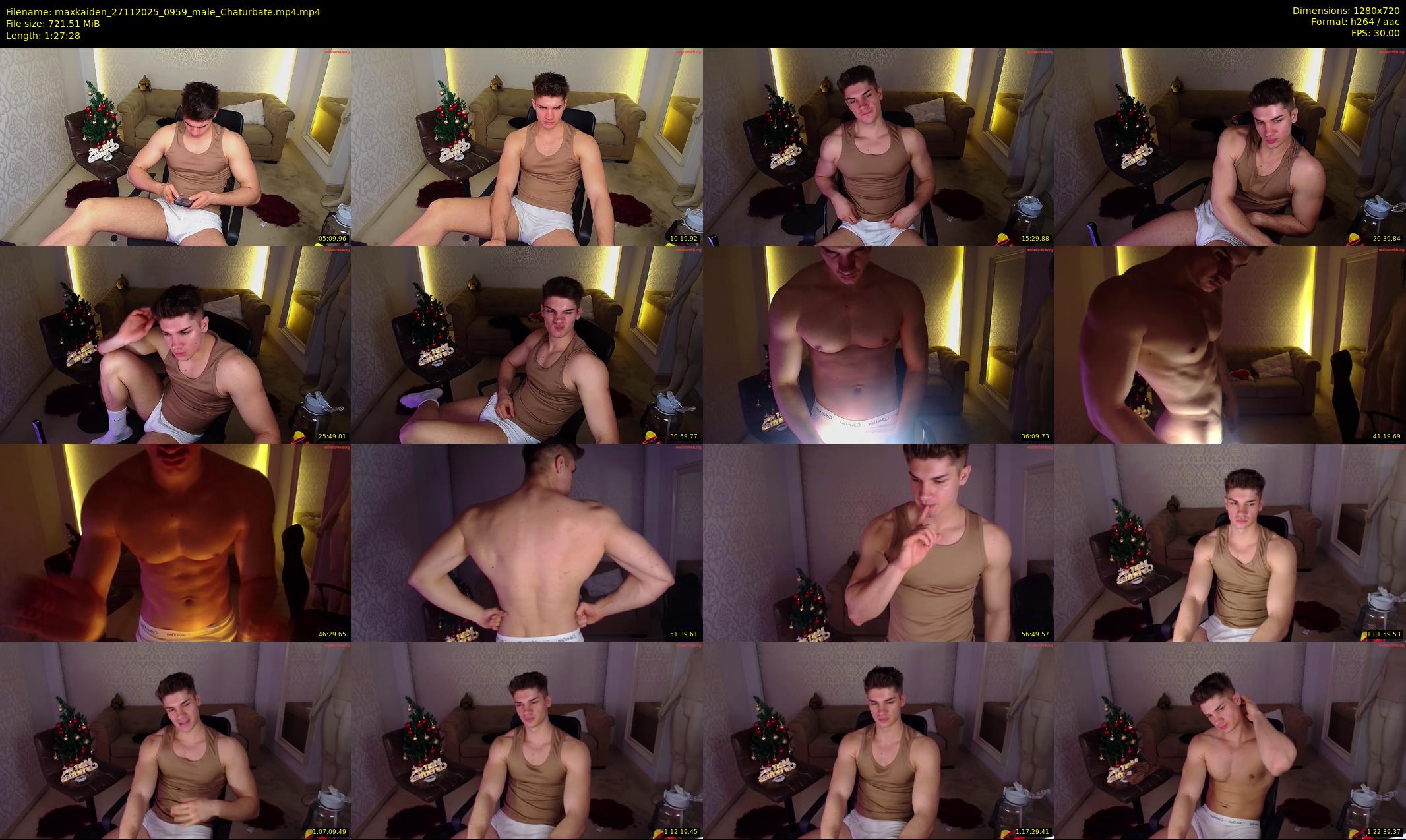 maxkaiden — 88 minute Chaturbate male cam show recording, 720p, Nov 27, 2025