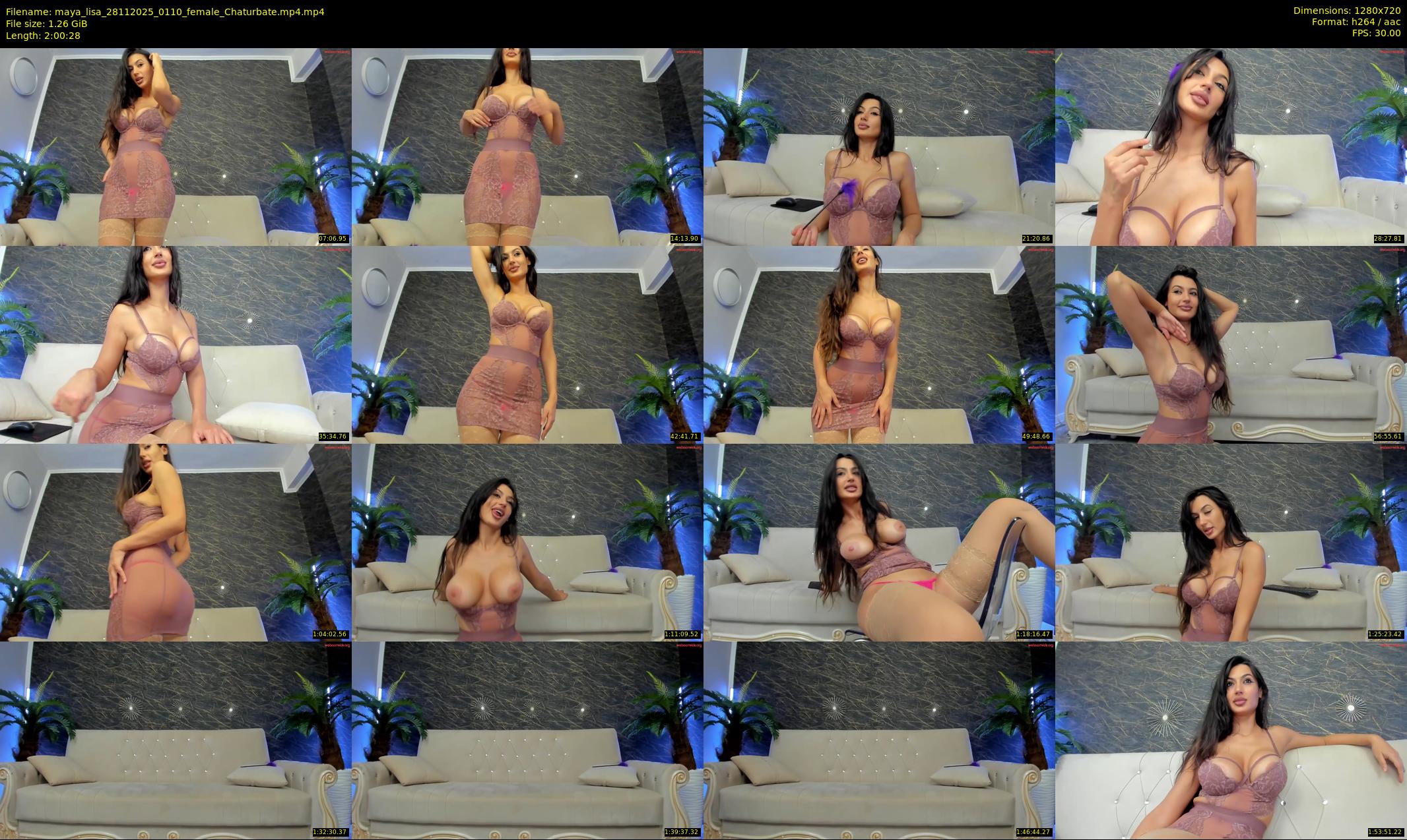 maya_lisa — 121 minute Chaturbate female cam show recording, 720p, Nov 28, 2025