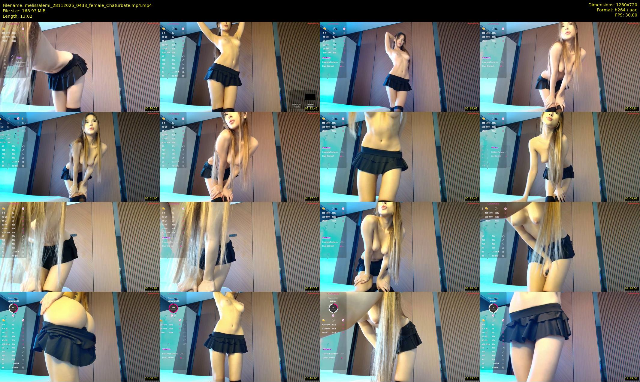 melissalemi — 14 minute Chaturbate female cam show recording, 720p, Nov 28, 2025
