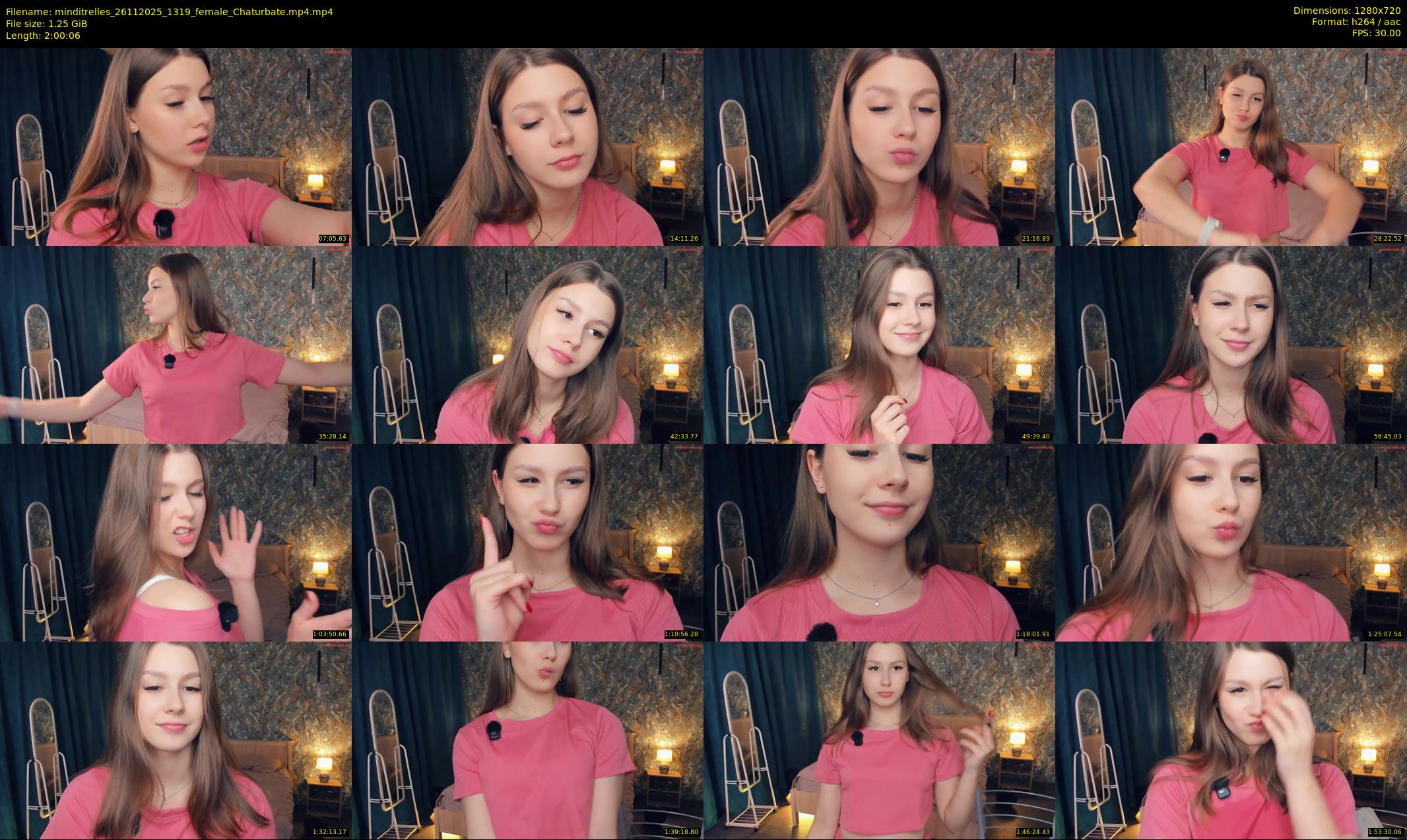 minditrelles — 121 minute Chaturbate female cam show recording, 720p, Nov 26, 2025