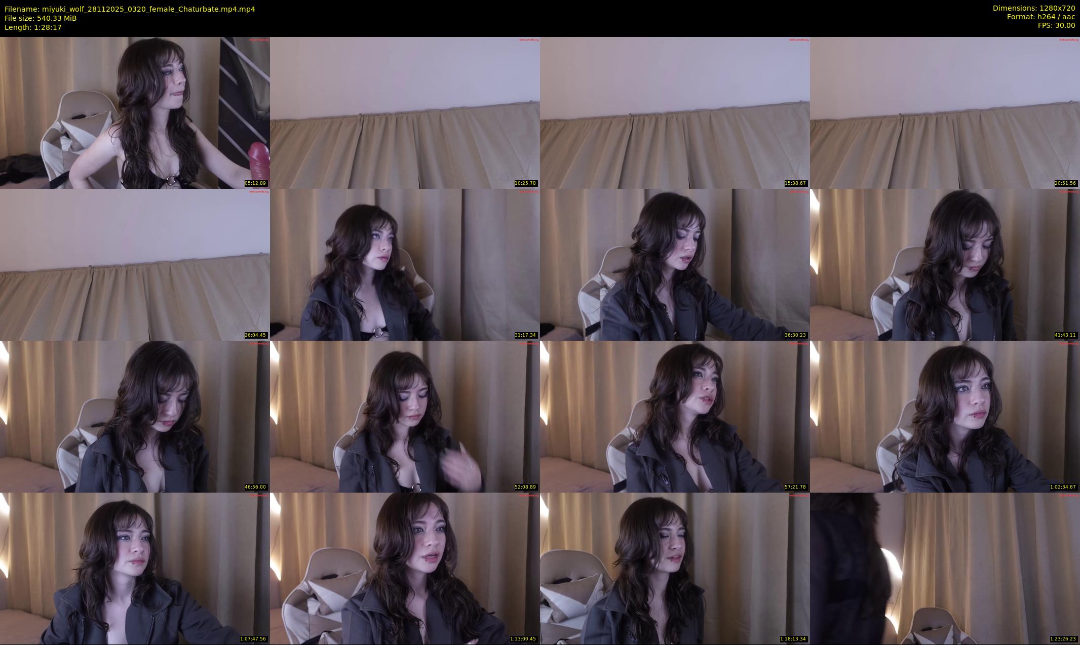 miyuki_wolf — 89 minute Chaturbate female cam show recording, 720p, Nov 28, 2025