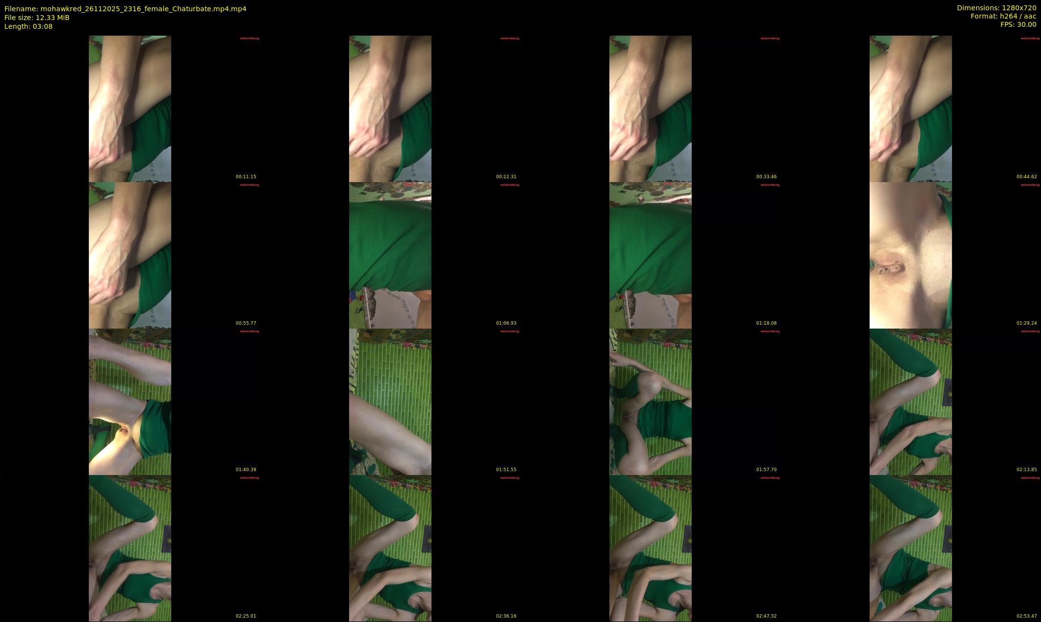 mohawkred — 4 minute Chaturbate female cam show recording, 720p, Nov 26, 2025
