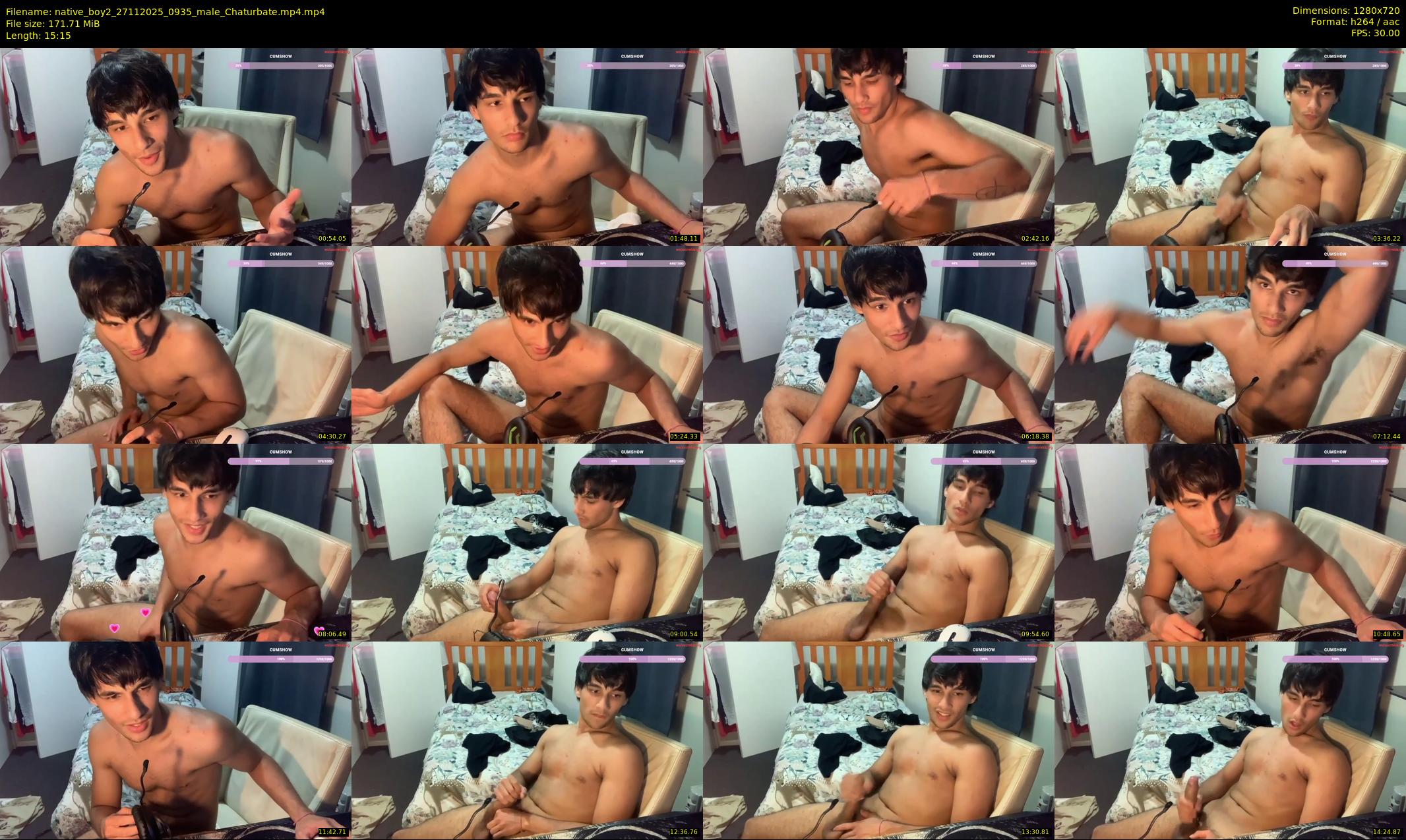 native_boy2 — 16 minute Chaturbate male cam show recording, 720p, Nov 27, 2025