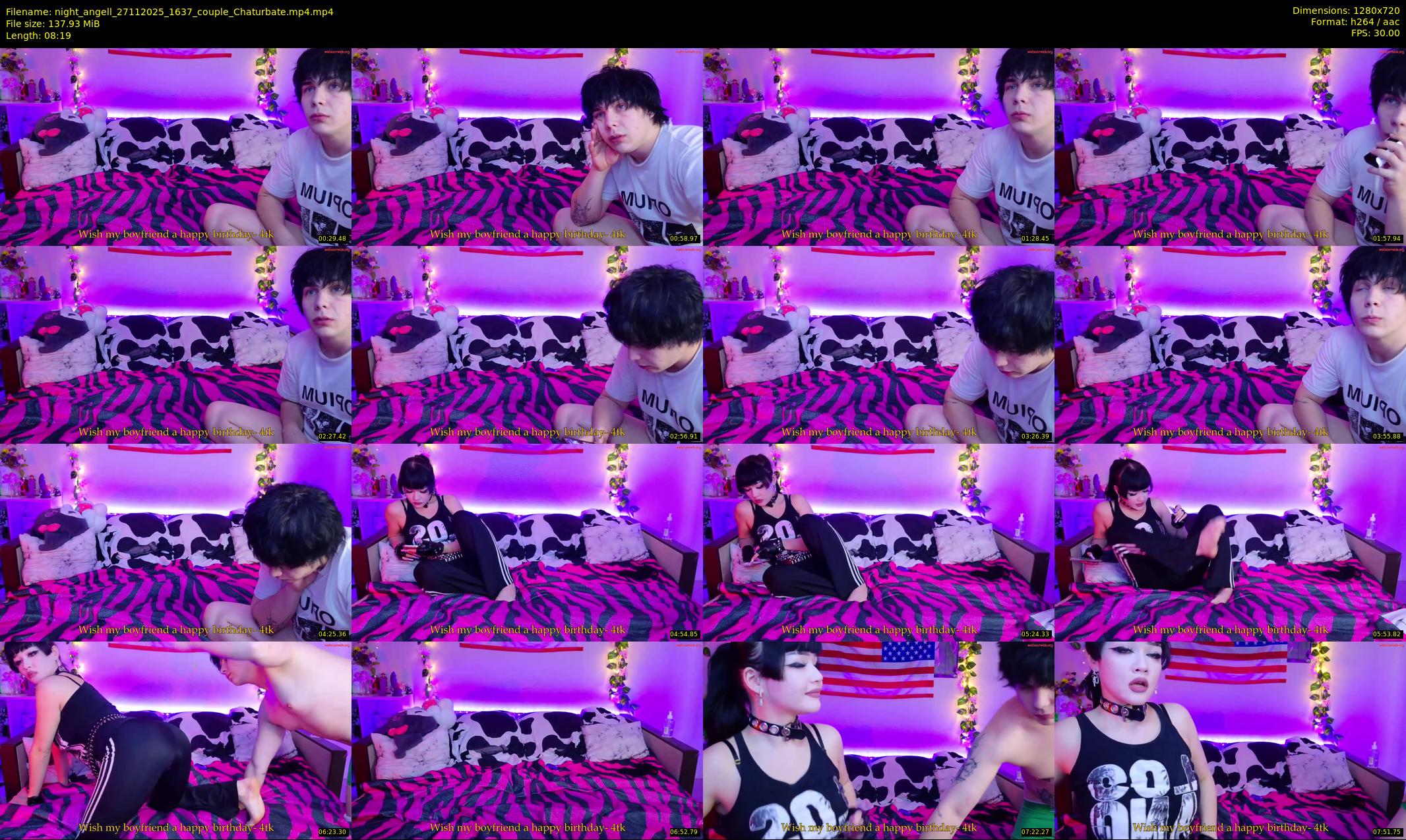night_angell — 9 minute Chaturbate couple cam show recording, 720p, Nov 27, 2025