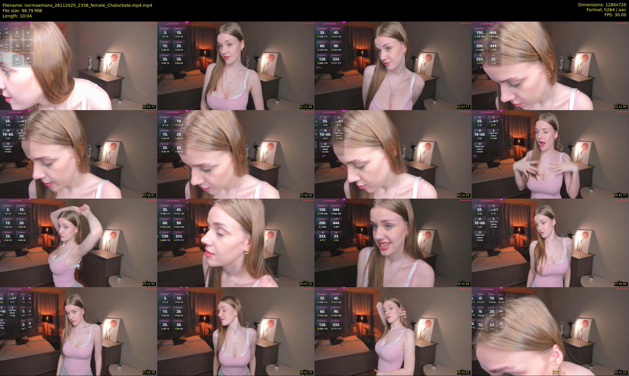 normaemans — 11 minute Chaturbate female cam show recording, 720p, Nov 26, 2025