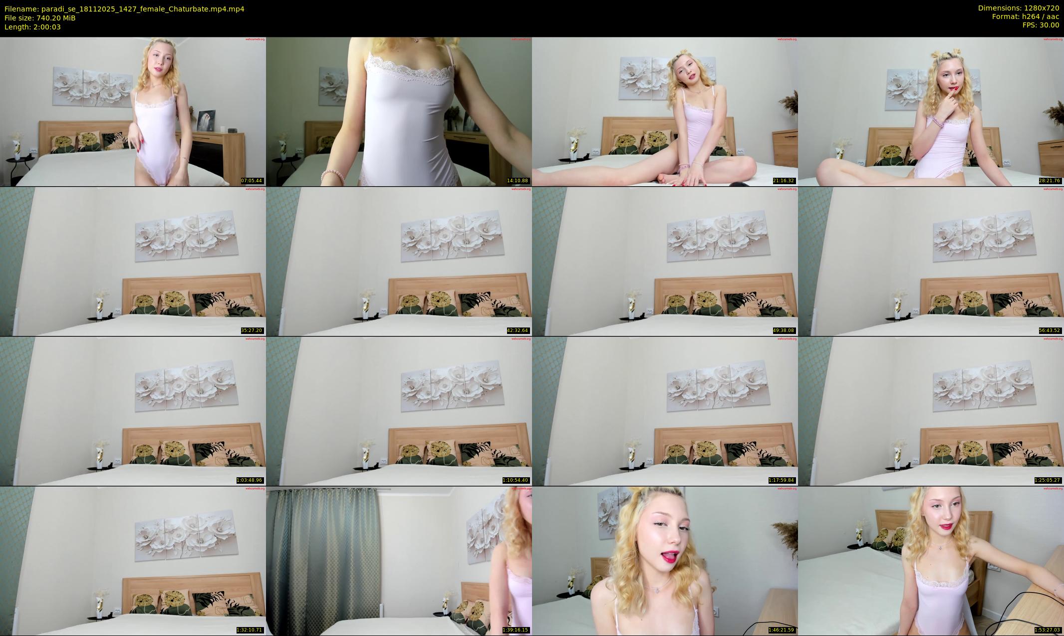 paradi_se — 121 minute Chaturbate female cam show recording, 720p, Nov 18, 2025