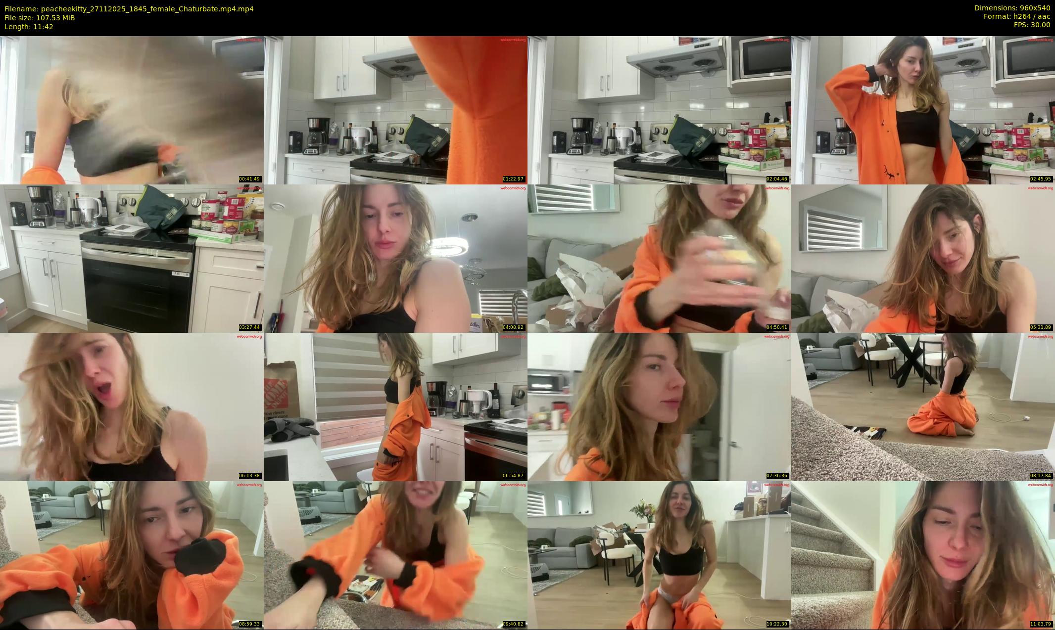 peacheekitty — 12 minute Chaturbate female cam show recording, 480p, Nov 27, 2025