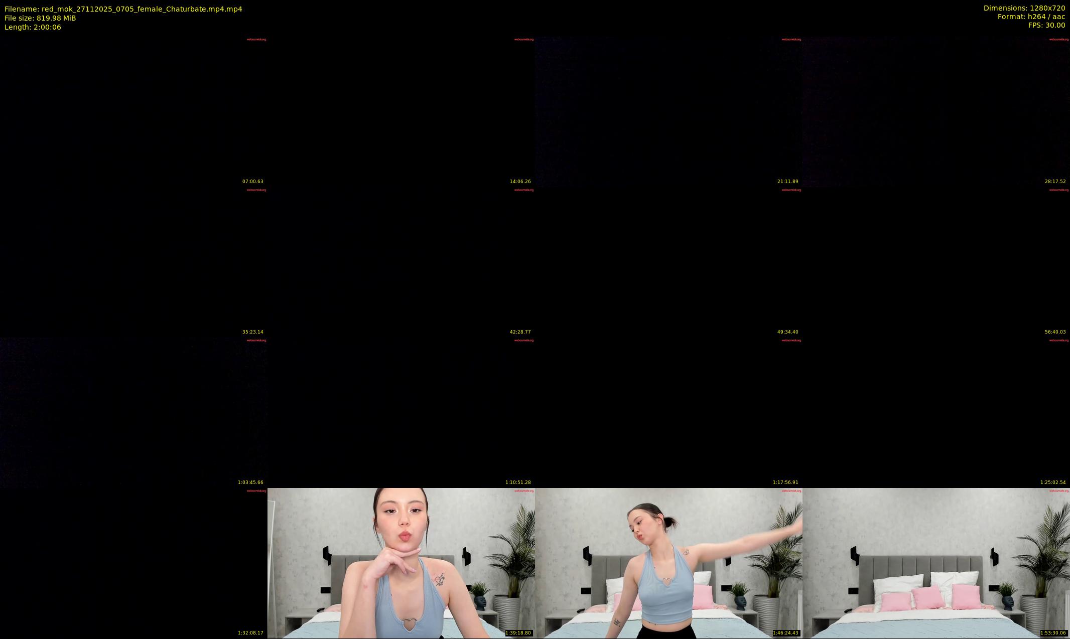 red_mok — 121 minute Chaturbate female cam show recording, 720p, Nov 27, 2025